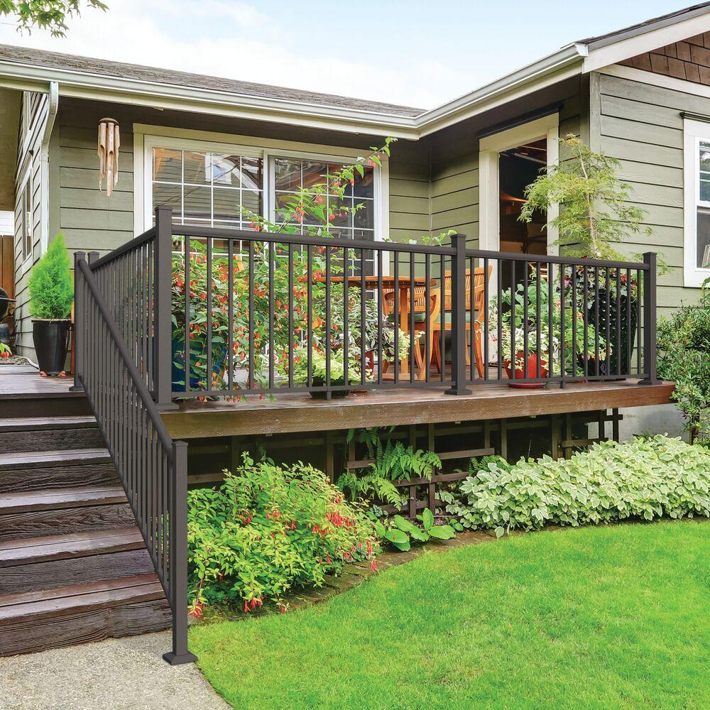 Barrette Outdoor Living VersaRail Winchester 36'' H x 72'' W Aluminum Porch And Stair Railings