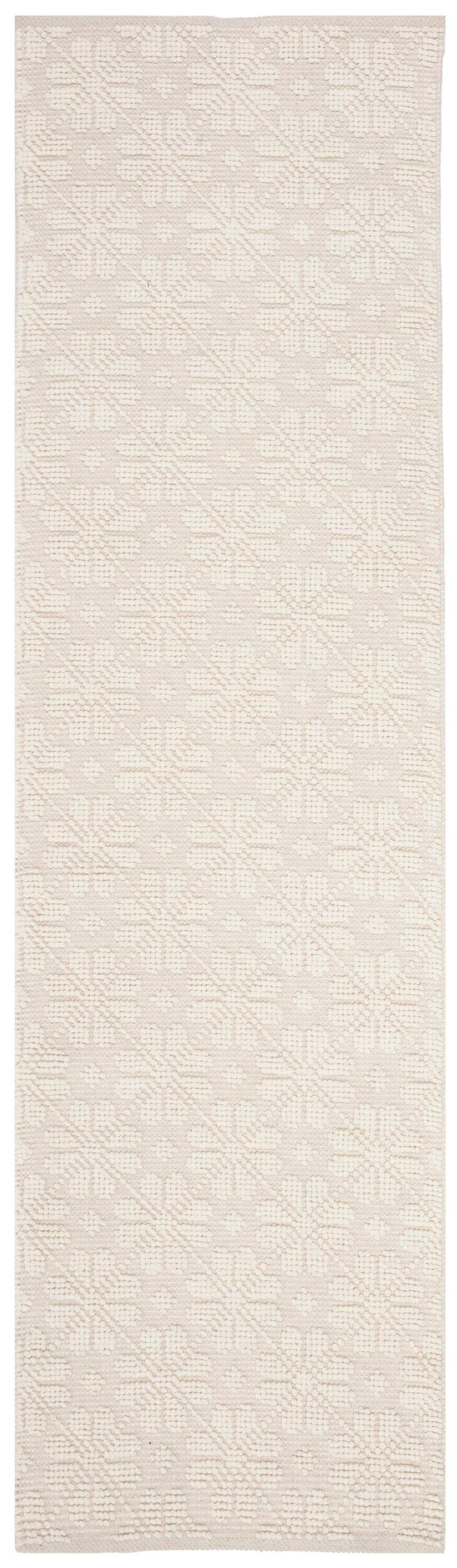 Vermont VRM106 Hand Woven Runner Rug - Ivory - 2'3"x6' - Safavieh.