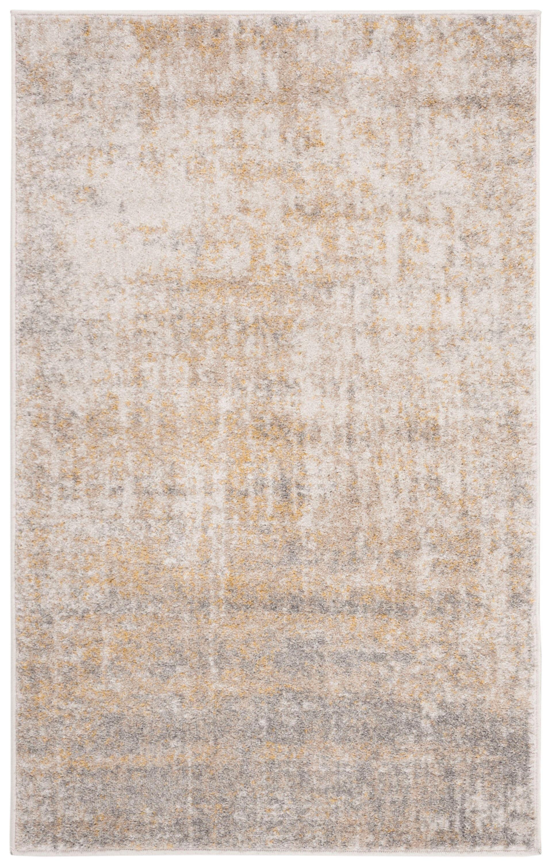 Adirondack ADR207 Machine Made Indoor Accent Rug - Creme/Gold - 3'x5' - Safavieh