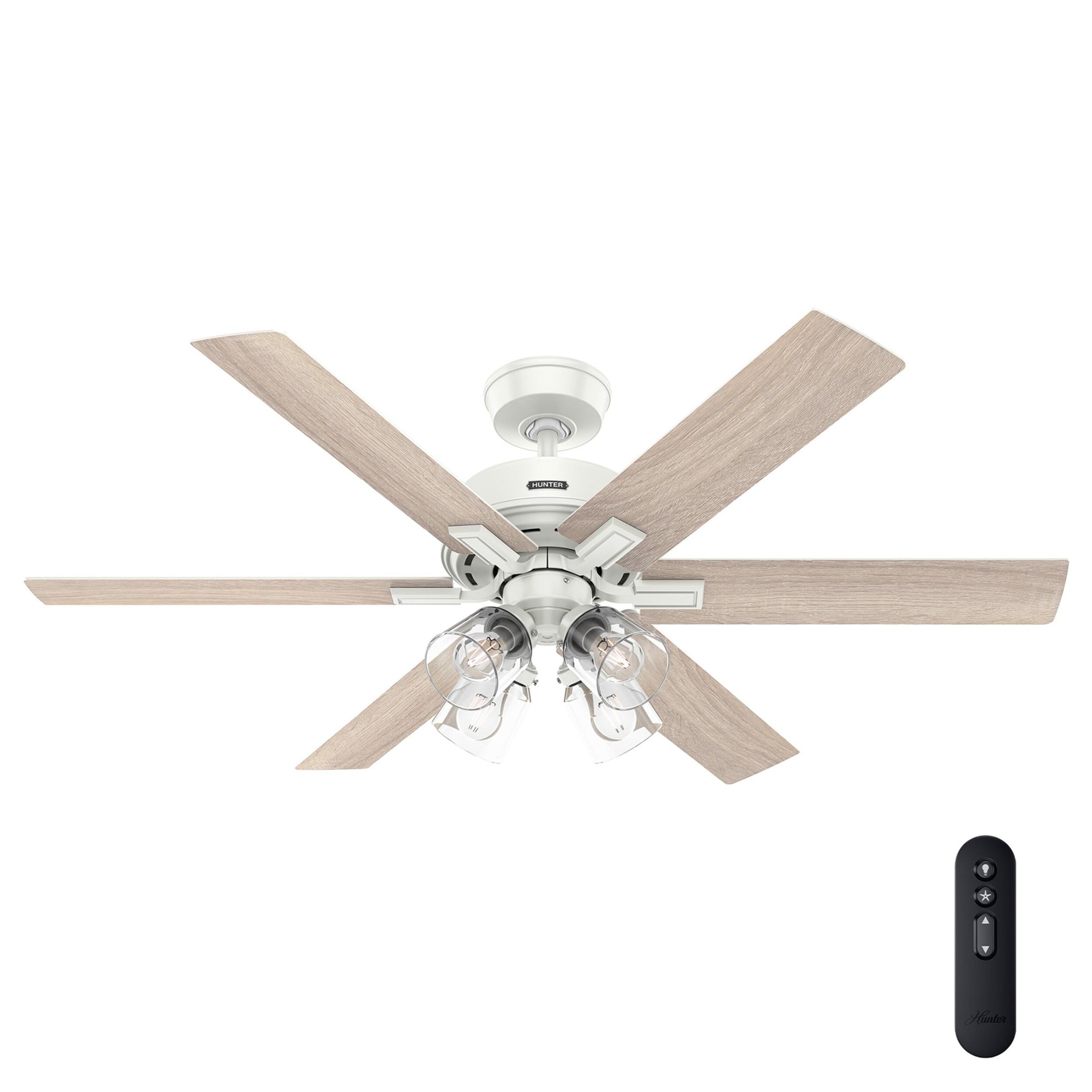 Hunter 52 Inch Fonthill ENERGY STAR® Hunterexpress Ceiling Fan With Lights And Remote