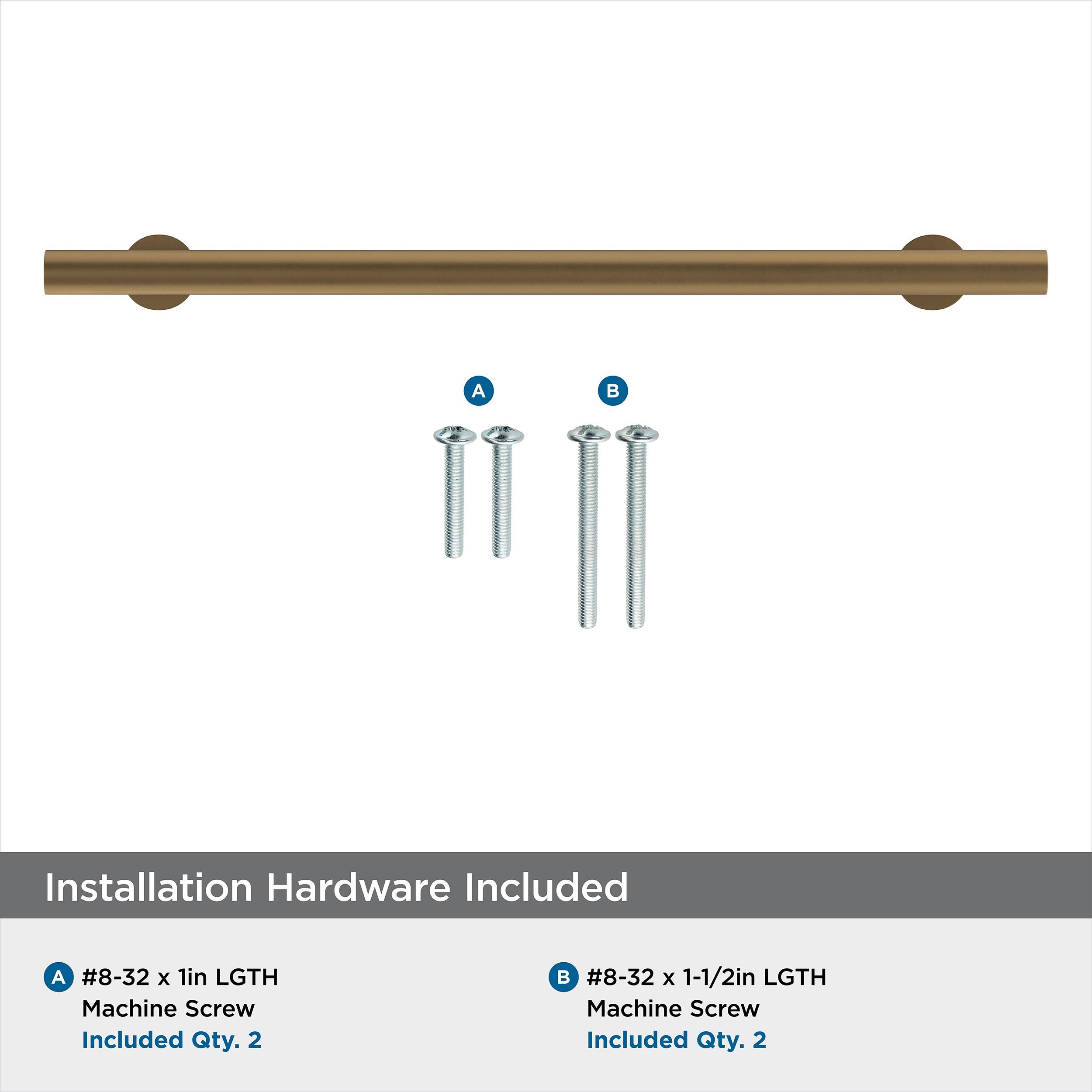 Amerock Radius 7-9/16 inch (192mm) Center-to-Center Champagne Bronze Cabinet Pull