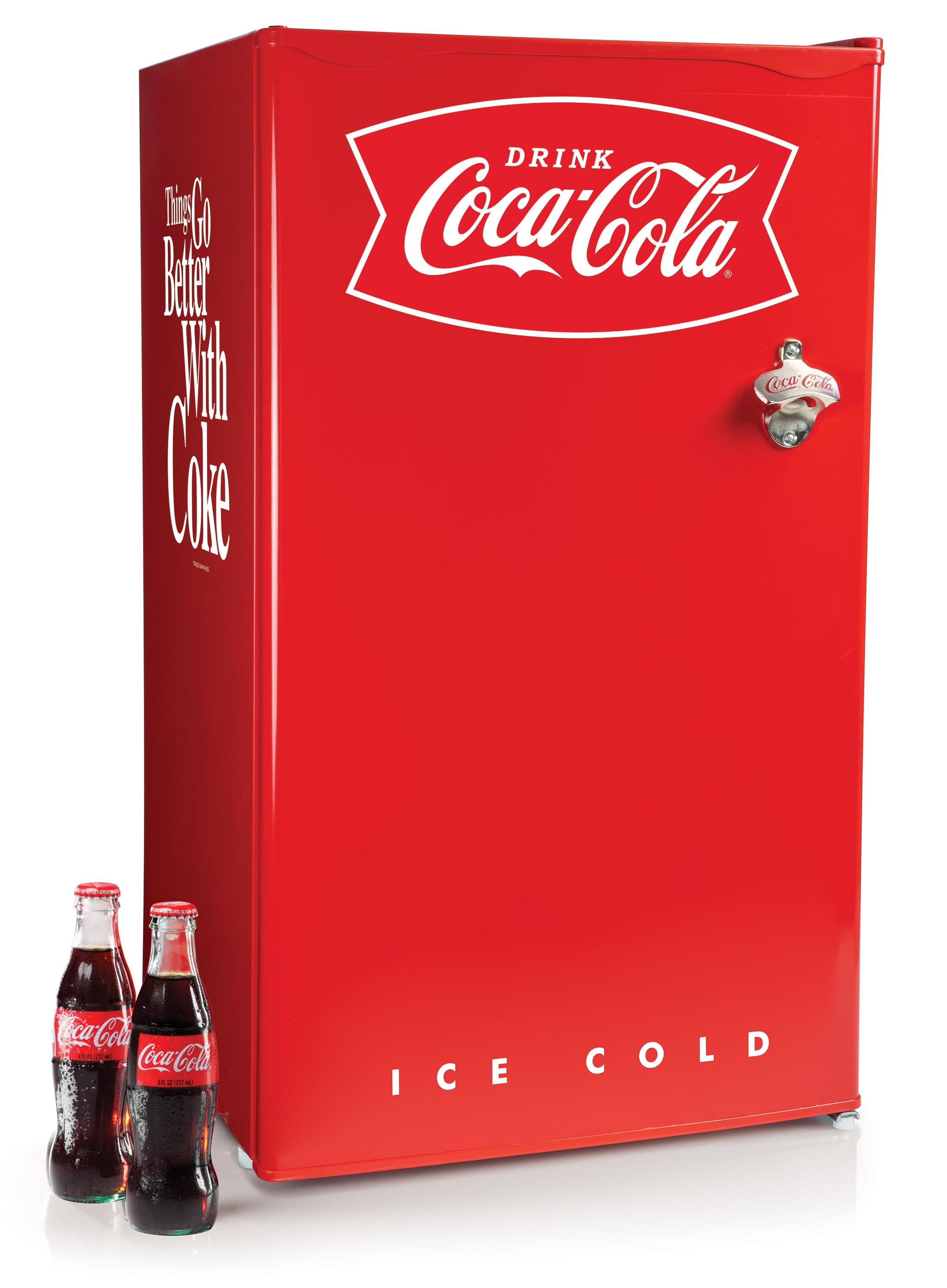 Coca-Cola 3.2 Cu. Ft. Refrigerator With Freezer