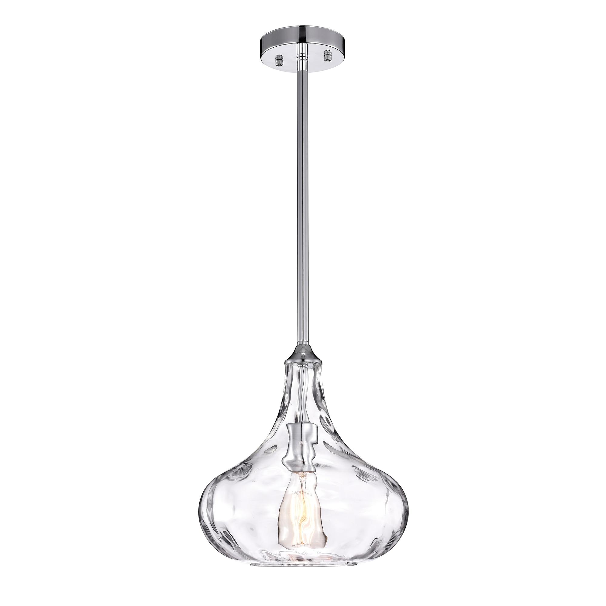 Warehouse of Tiffany Enielle Single Light Polished Chrome Pendant