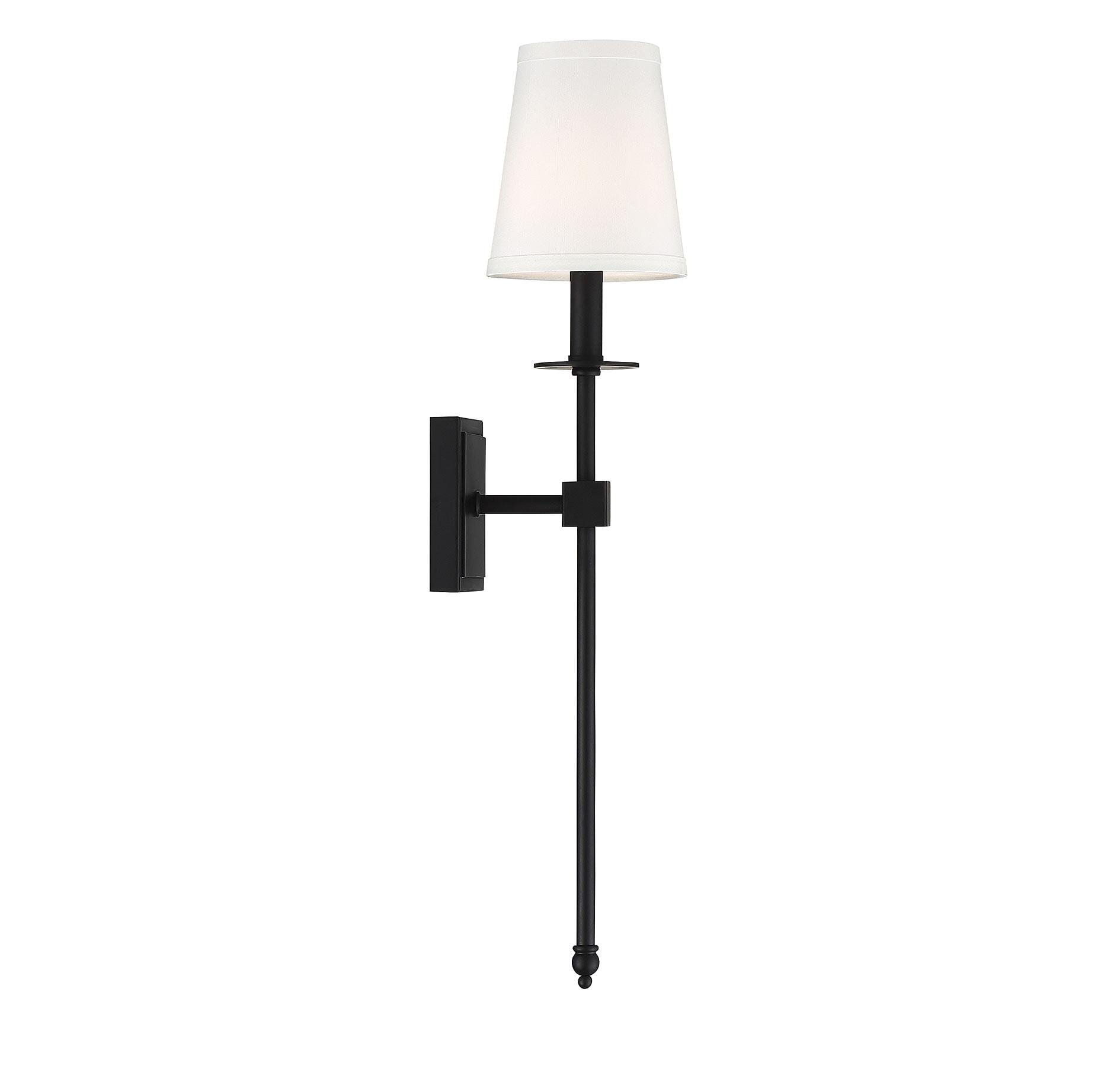 Savoy House Monroe 1 - Light Wall Light in  Matte Black