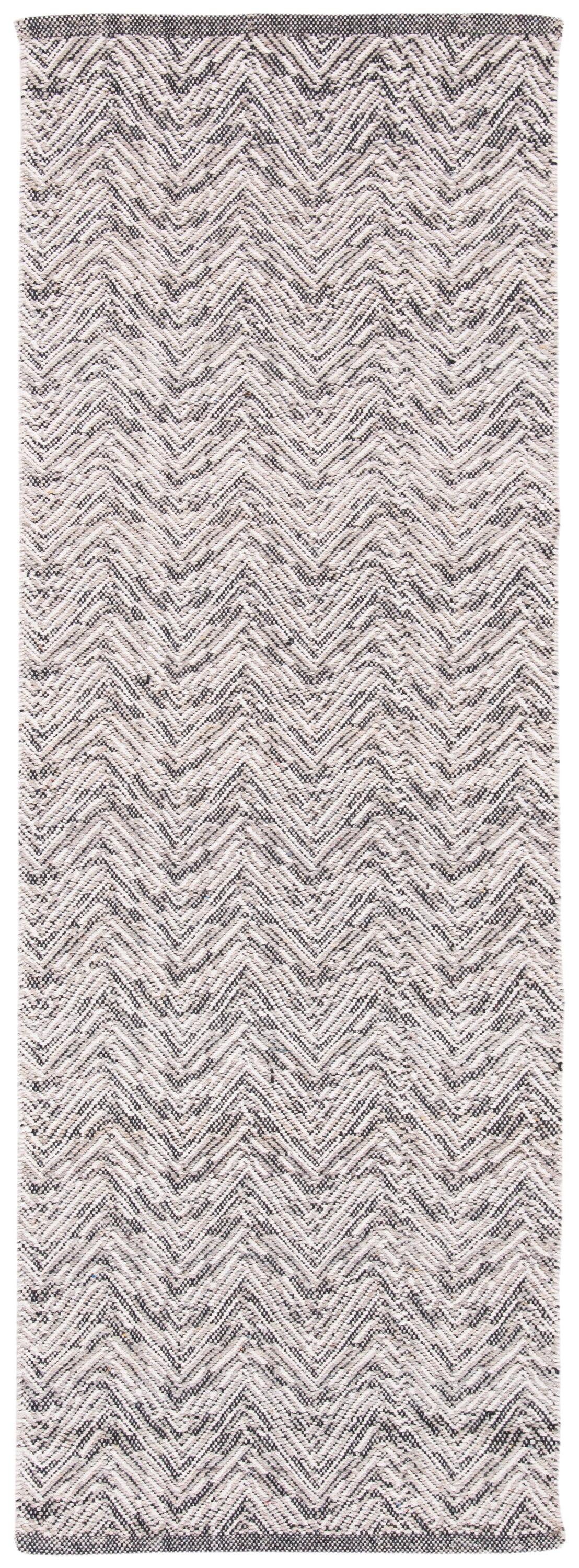 Kilim KLM401 Hand Woven Runner Rug - Grey/Beige - 2'3"x7' - Safavieh