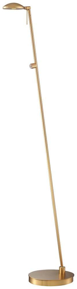 George Kovacs George'S Reading Room 50.25-in Honey Gold Pharmacy Floor Lamp with Metal Shade