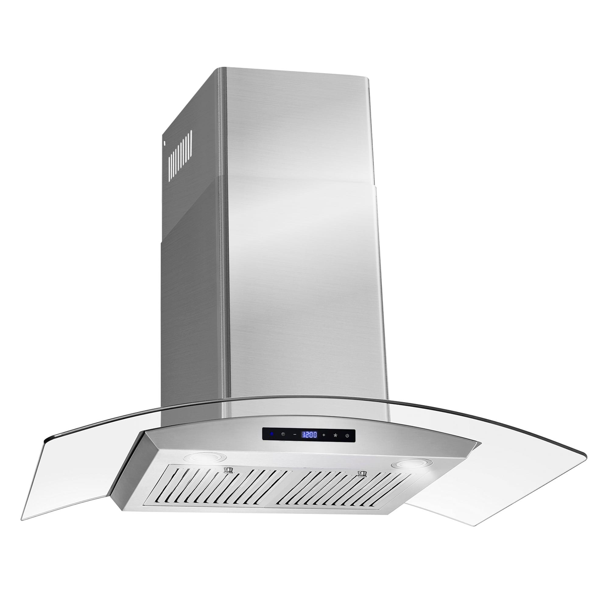 36 in. Vista Collection Ductless Wall Mount Range Hood, Touch Controls, LED Lights, Stainless Steel