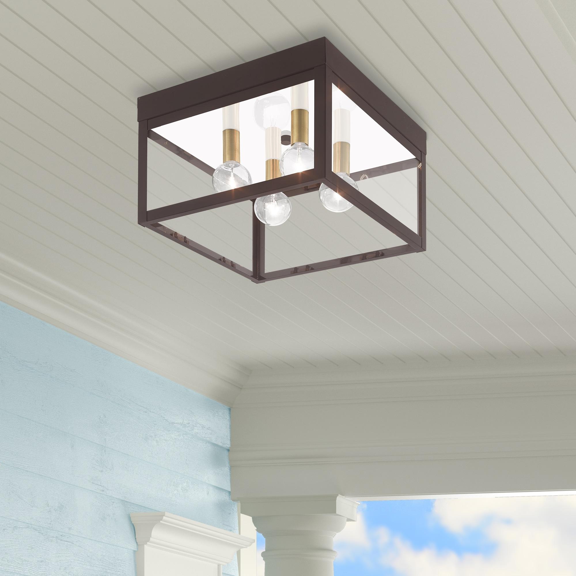 Livex Lighting Nyack 4 Light Outdoor Ceiling Mount