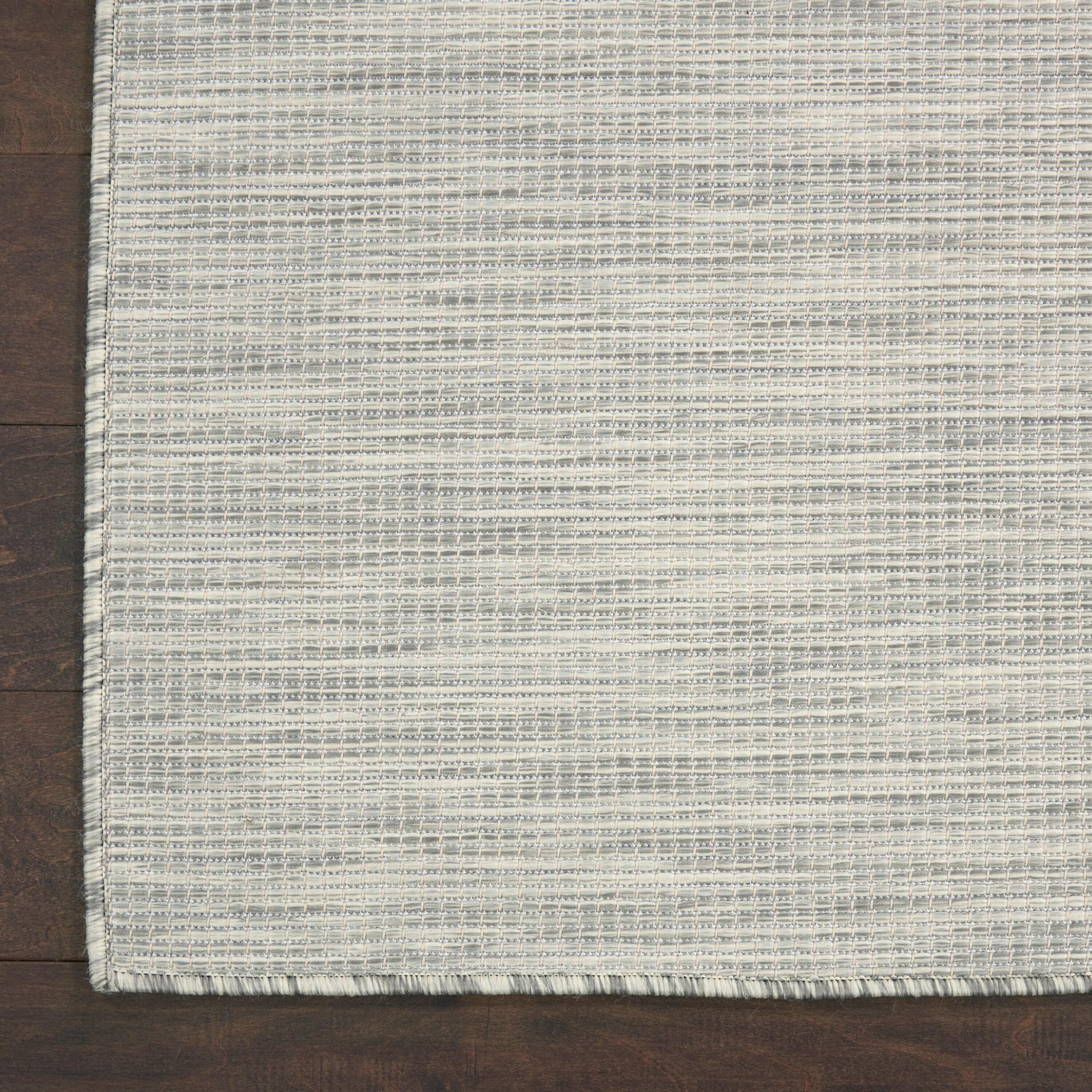 Nourison Positano POS01 Indoor/outdoor Area Rug - Lt Grey 8' x 10'