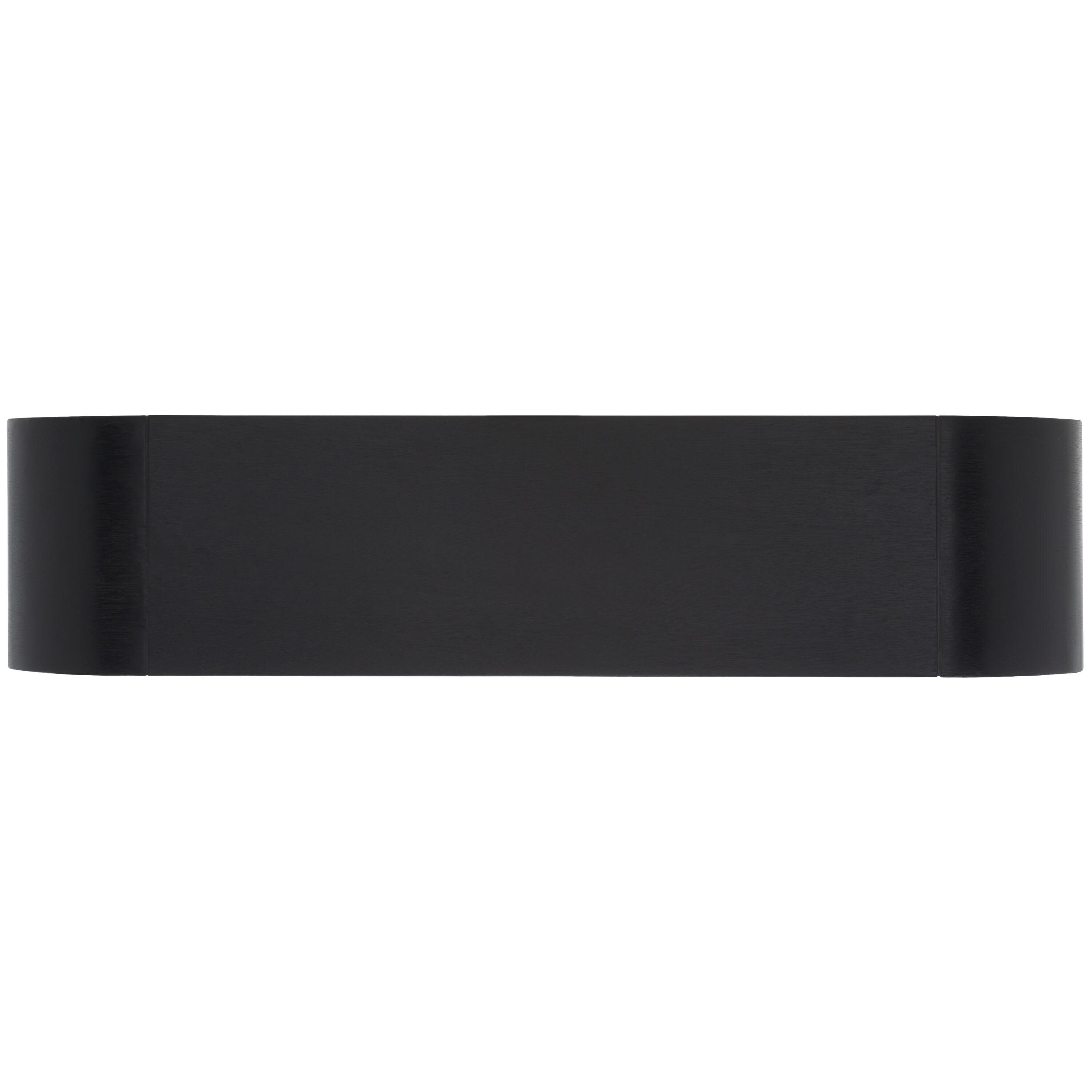 Liasonya Curved Console Table - Black - Safavieh