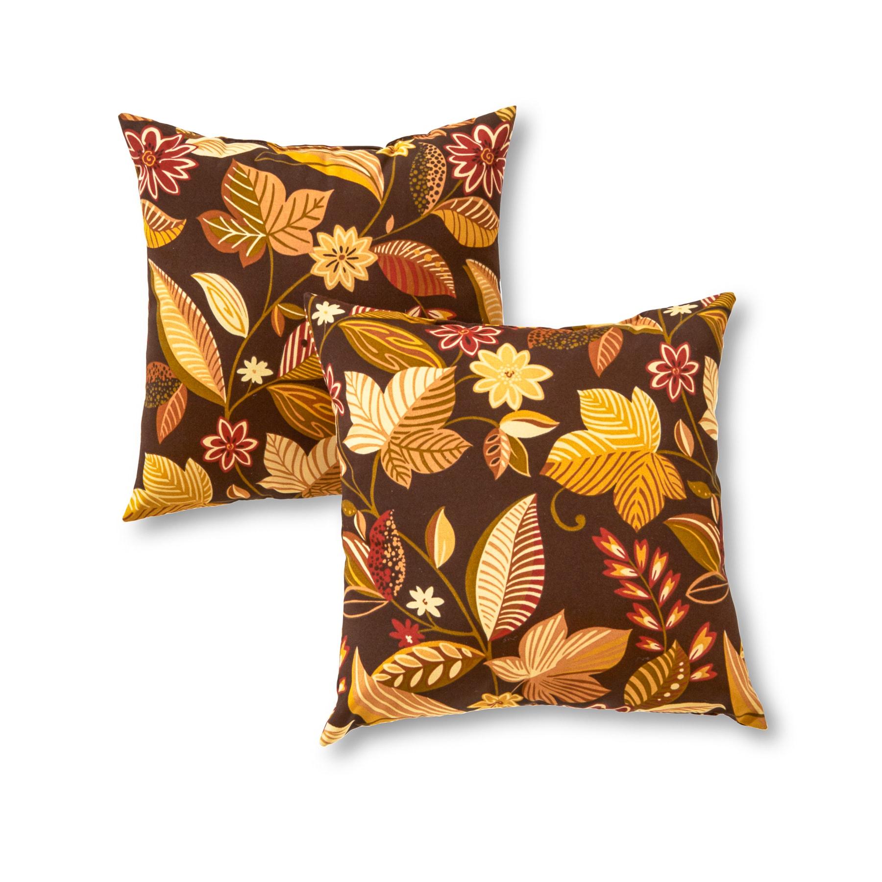 Indoor/Outdoor Reversible Throw Pillow