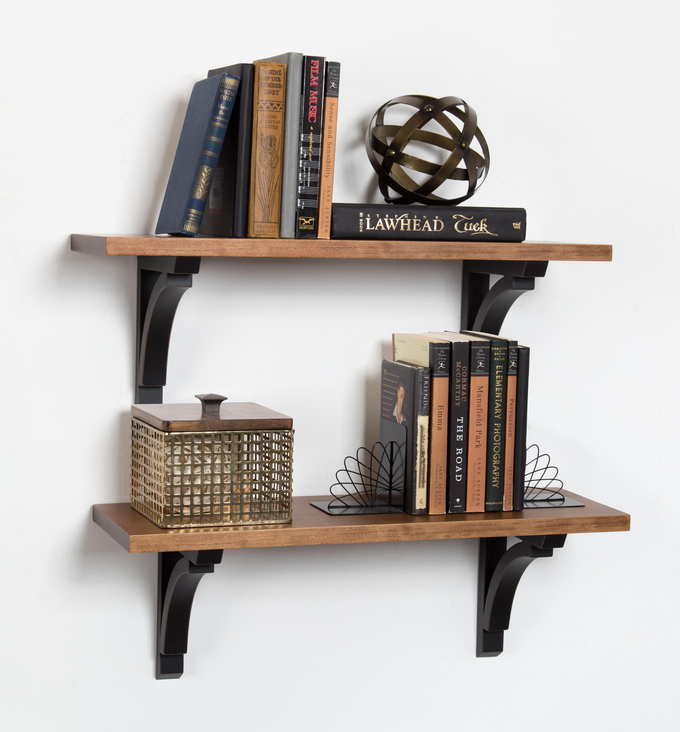 Wall Shelf - Brown/Black