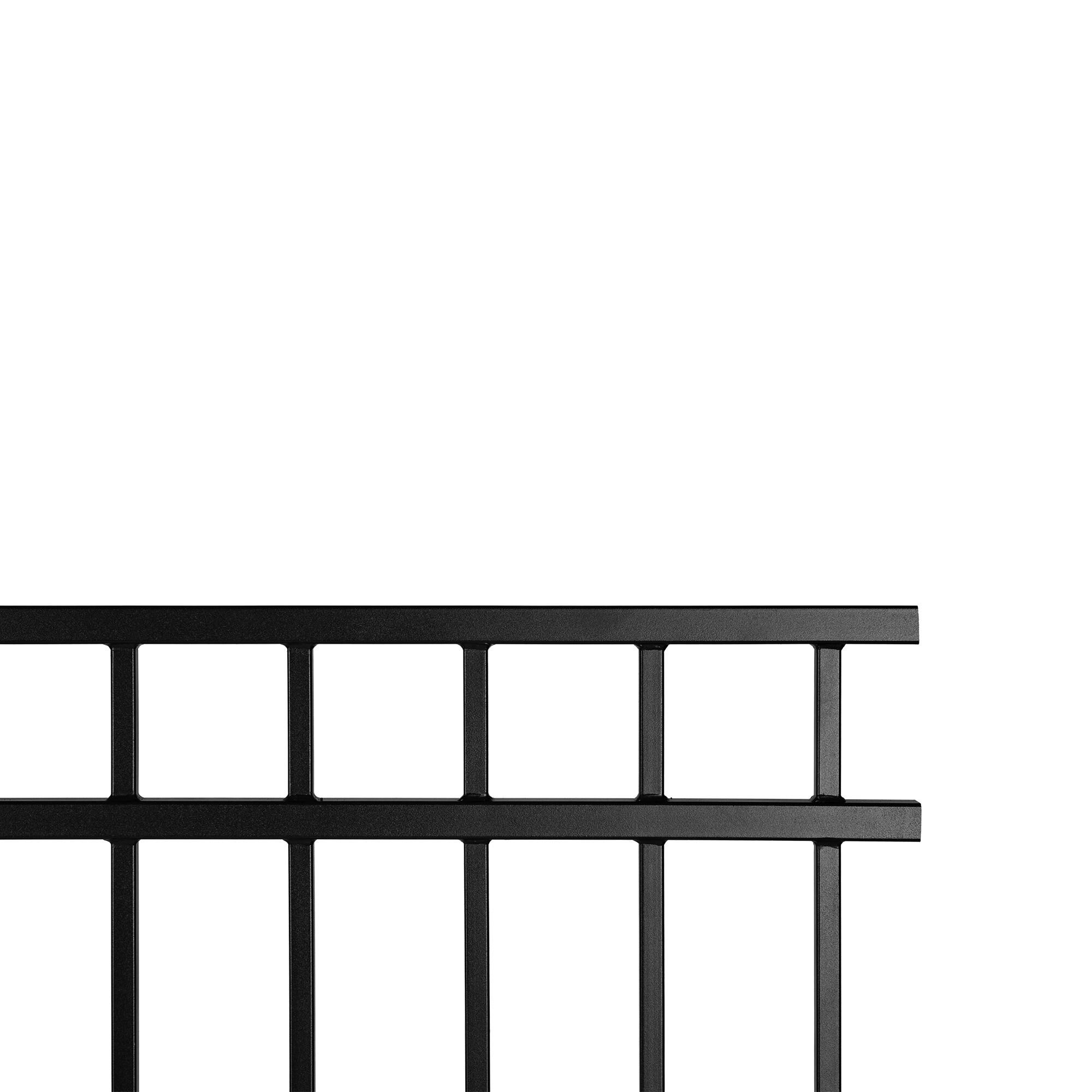 Nuvo Iron 5-ft H x 6-ft W Textured black finish Galvanized steel  Containment Gate, image size:2000x2000