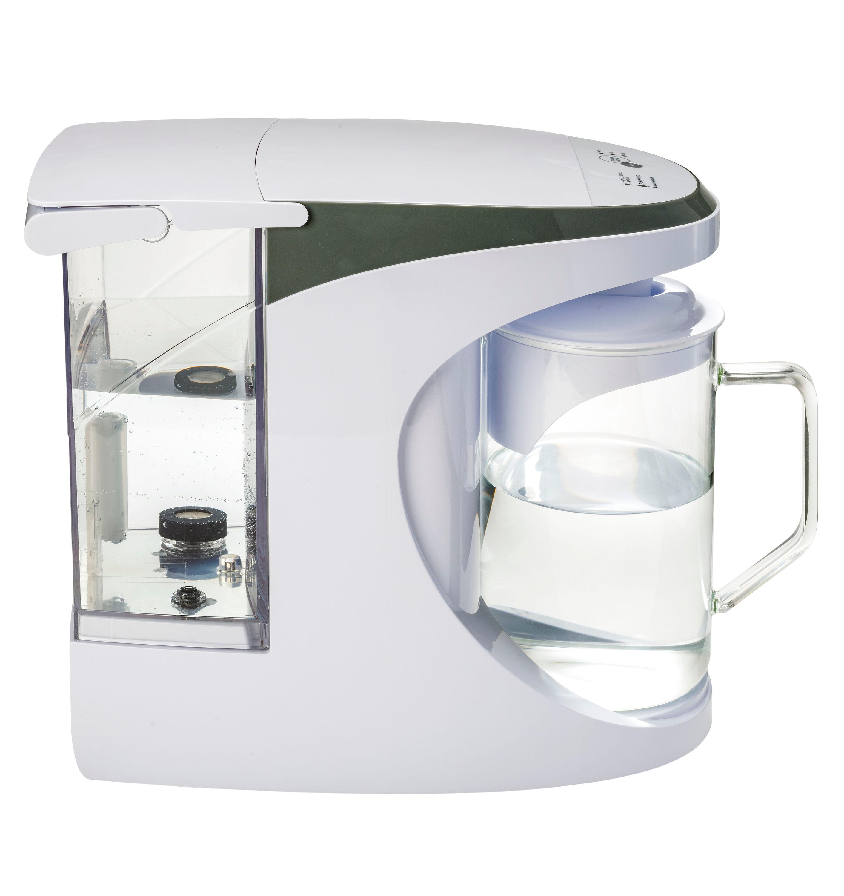 AquaTru Carafe Countertop Glass Water Purifier, 64 Fl Oz