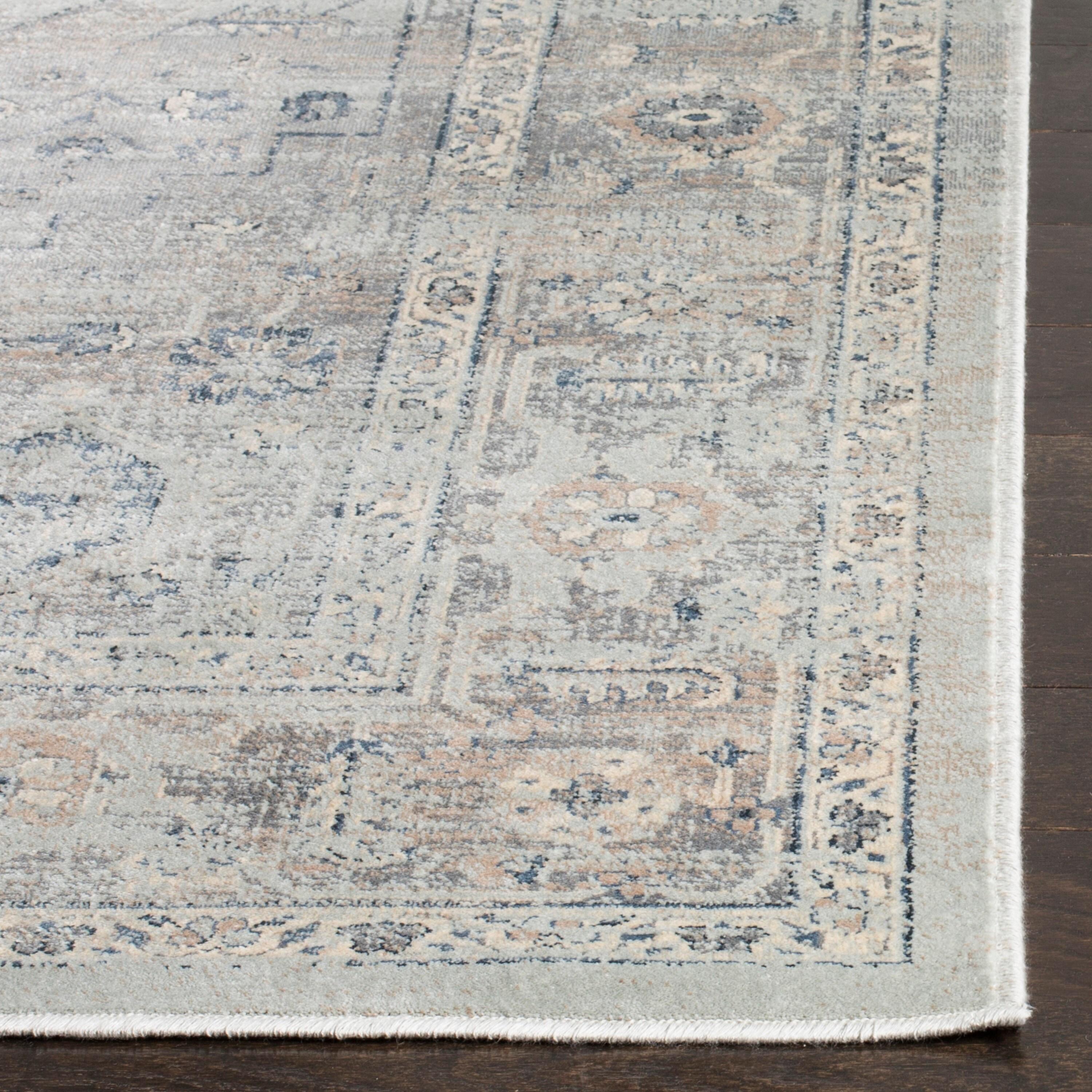Vintage VTG123 Power Loomed Area Rug - Light Blue - 3'3"x5'7" - Safavieh.