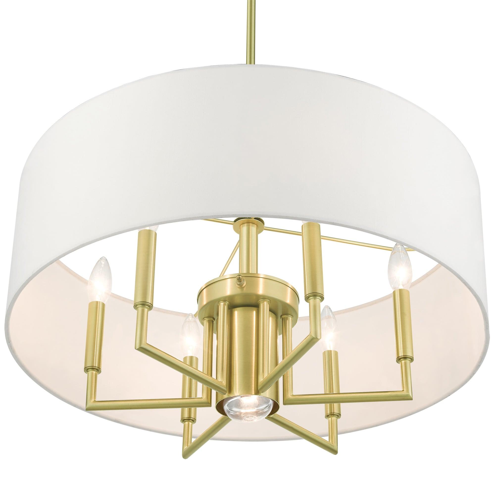 Moonlighter 7 Light Metal Dimmable Drum Chandelier