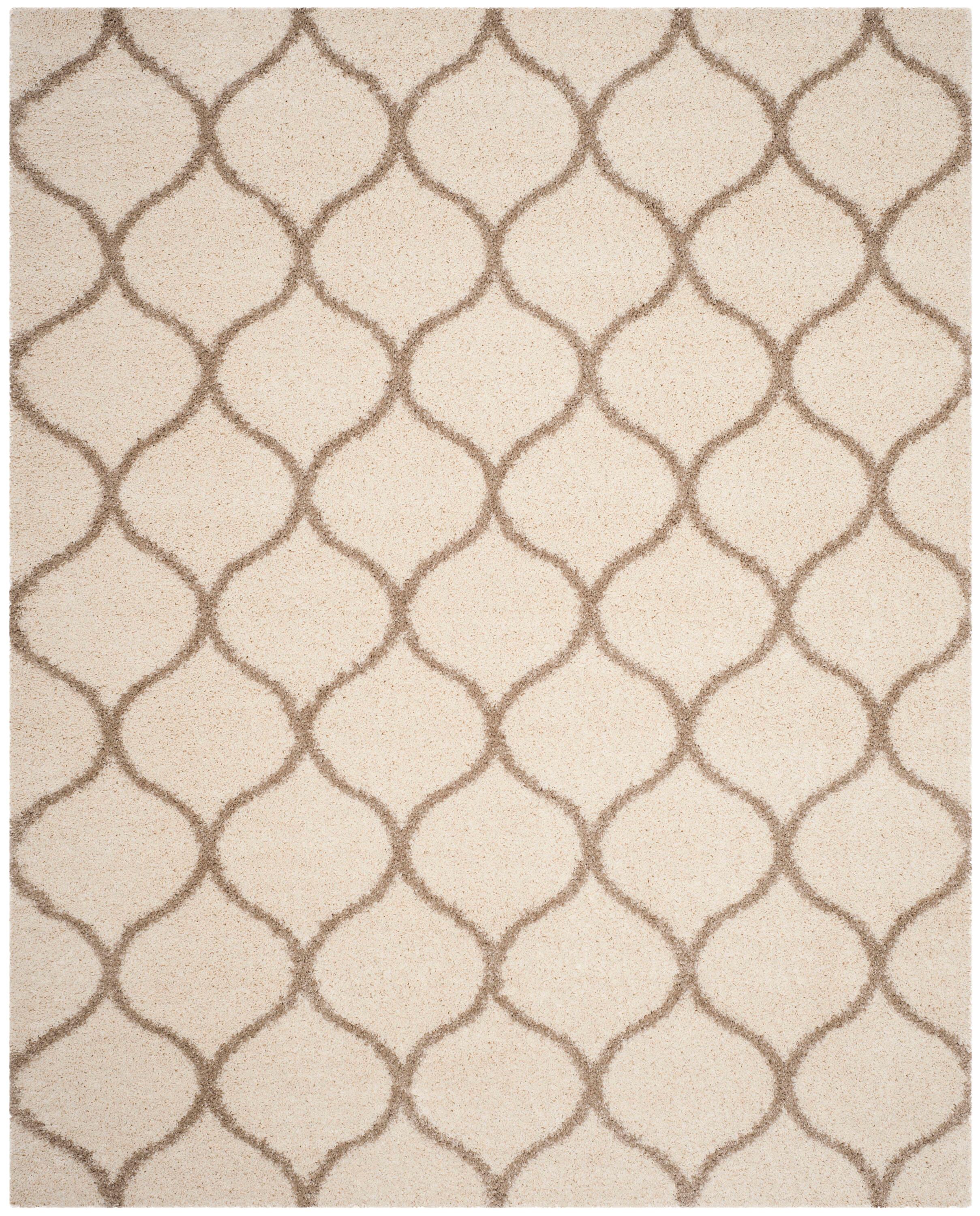 Hudson Shag SGH280 Power Loomed Indoor Area Rug - Ivory/Beige - 8'x10' - Safavieh.