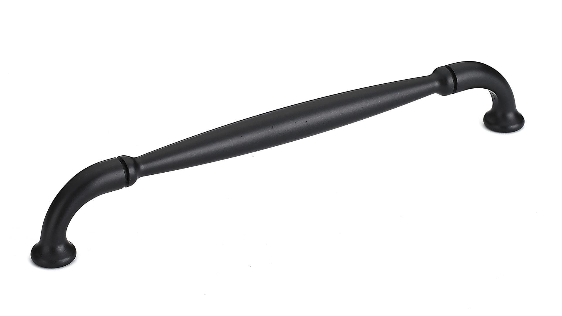 Richelieu Hardware BP23737192906 Hudson Collection 7 9/16-inch (192 mm) Center-to-Center Anthracite Traditional Curved Cabinet and Drawer Pull Handle for Kitchen, Bathroom, and Furniture