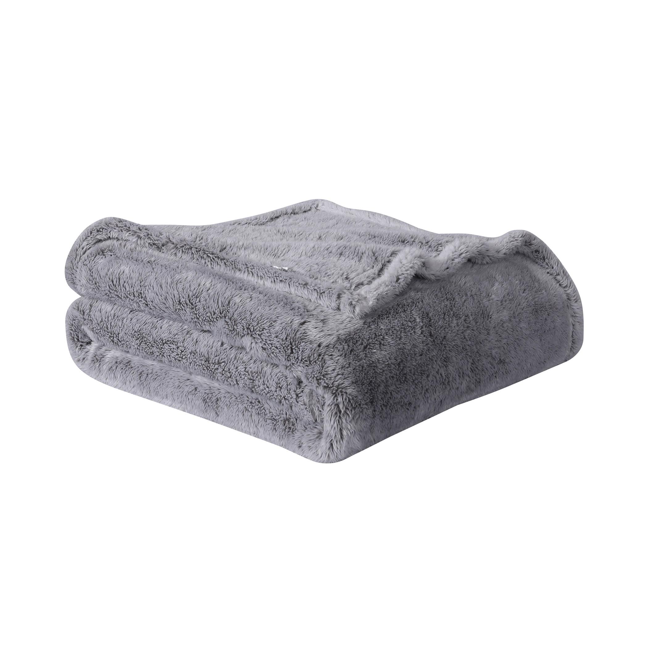Swift Home Ultra Plush Solid and Frost Tip Throw Blanket