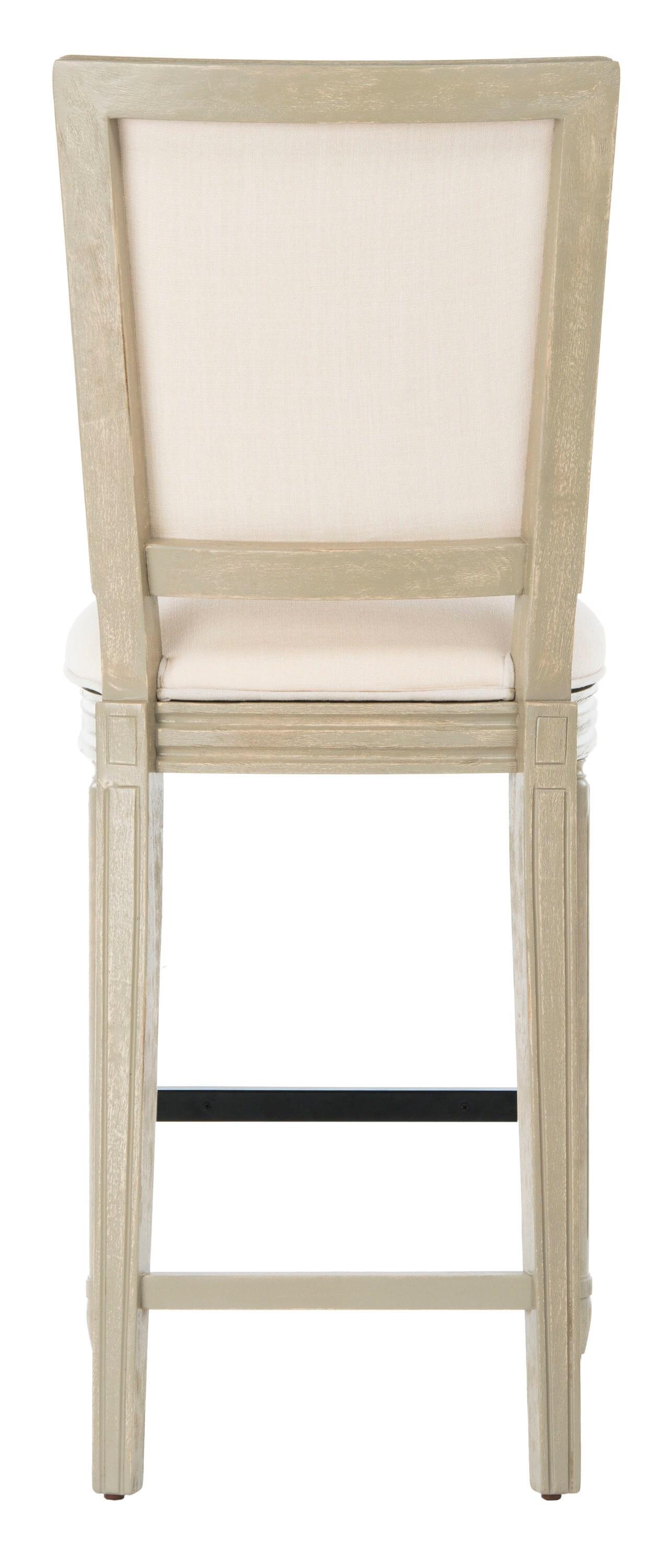 Buchanan Rectangle Bar Stool (Set Of 2) - Light Beige - Safavieh