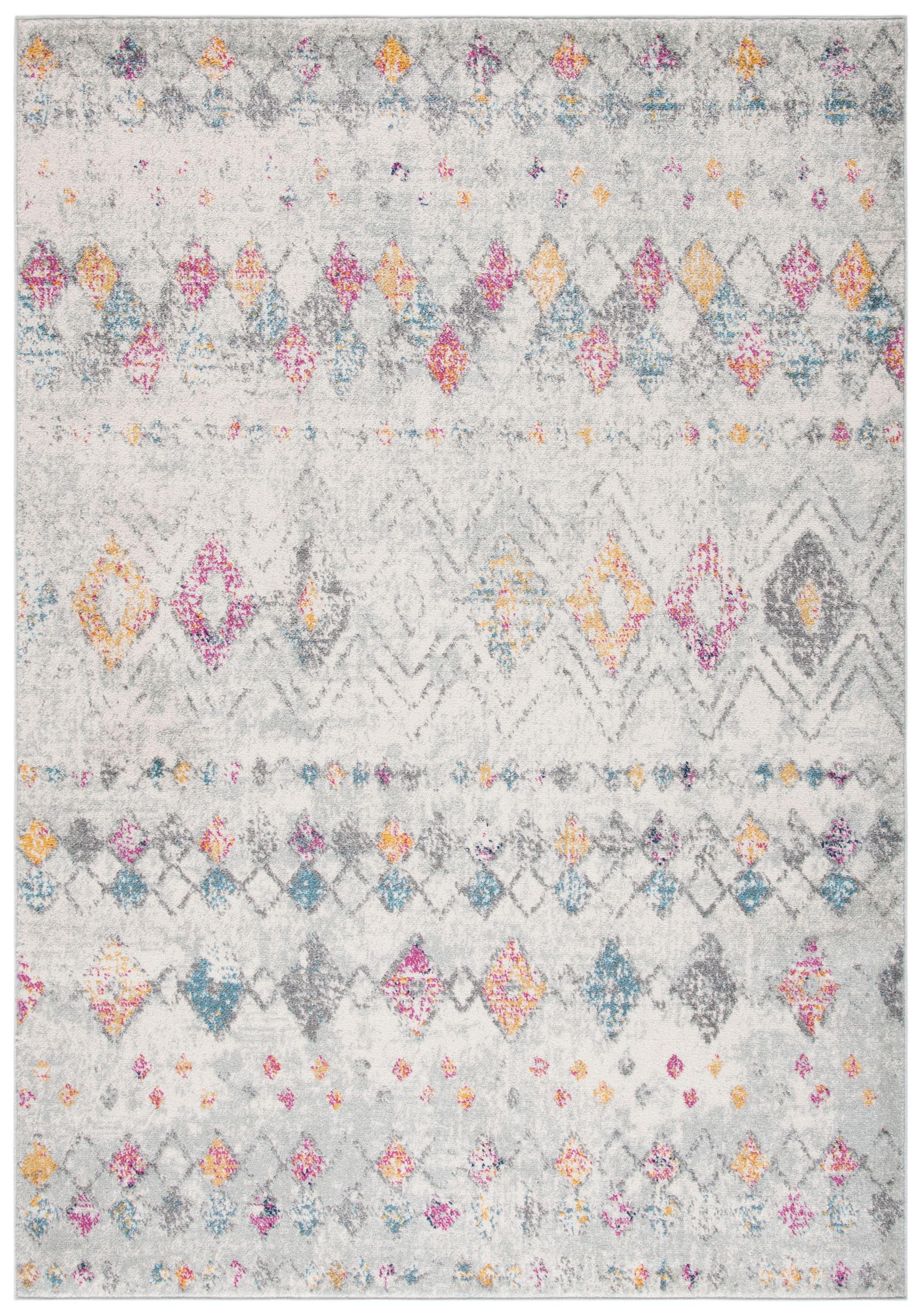 Madison 700 MAD798 Power Loomed Indoor Area Rug - Grey/Gold - 9'x12' - Safavieh