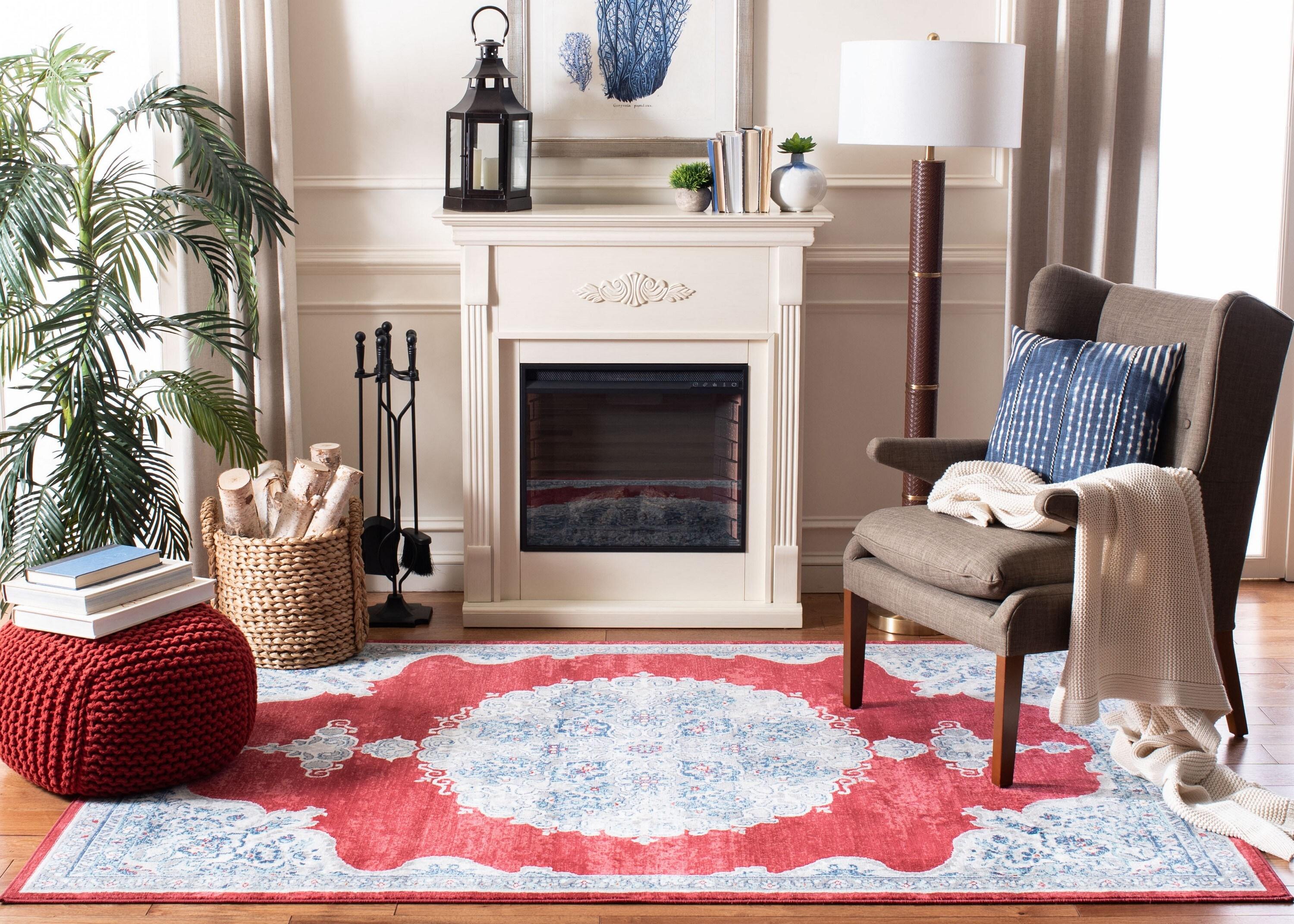 Carlisle Oriental Red/Ivory Area Rug