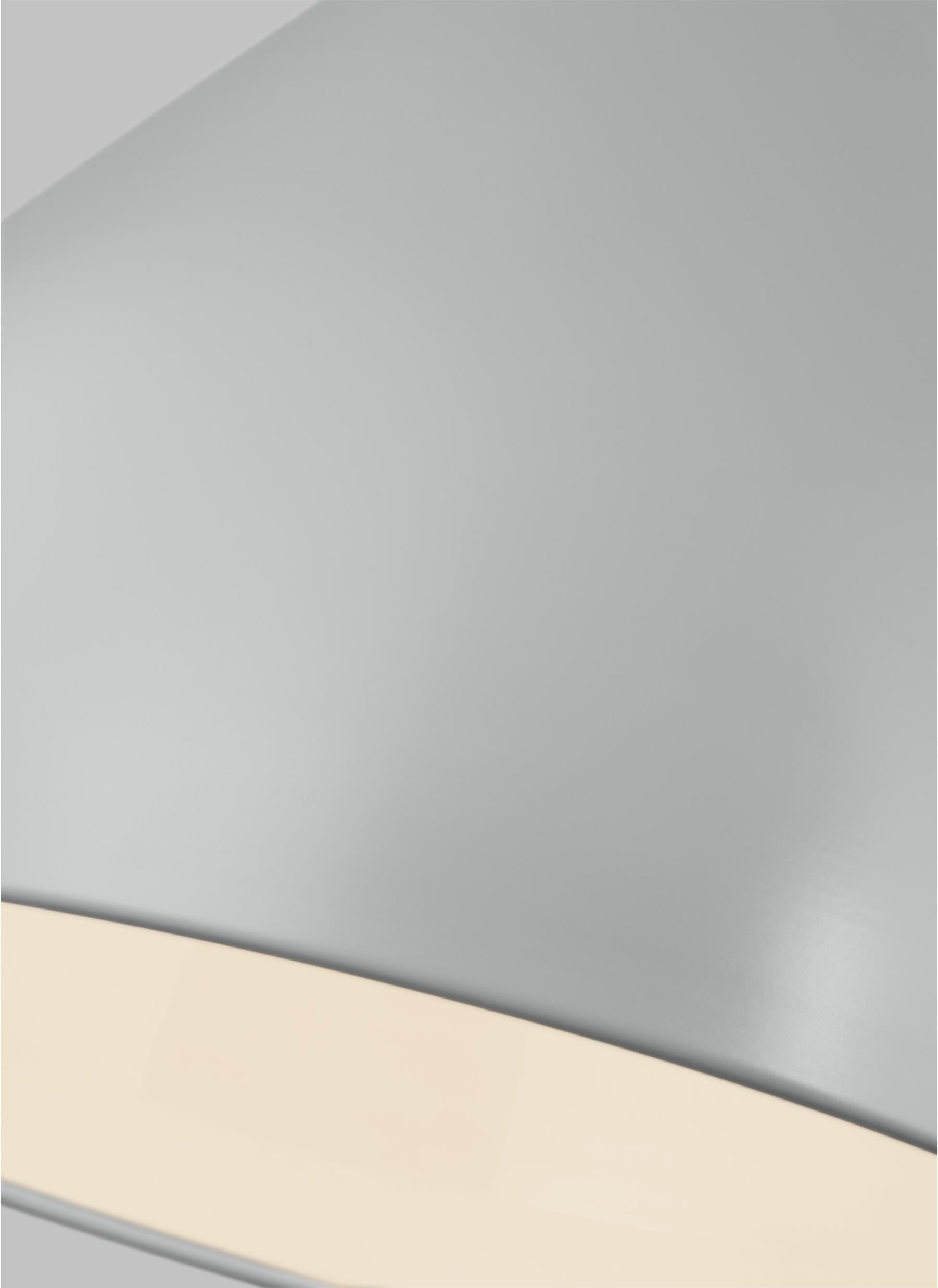 Oden Matte Grey Nickel Glass Indoor/Outdoor Pendant Light