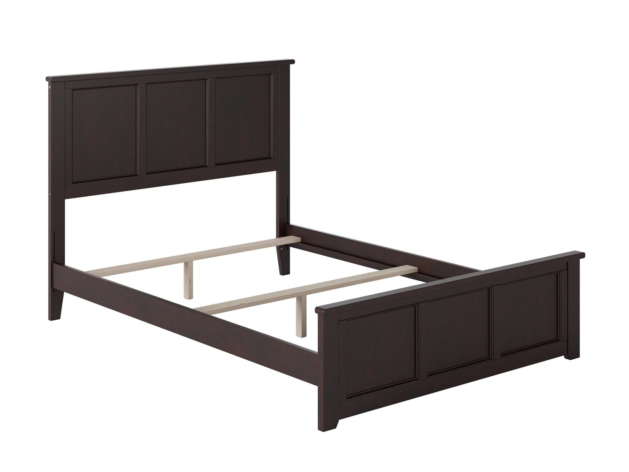 Madison Solid Wood Low Profile Platform Bed with Matching Footboard