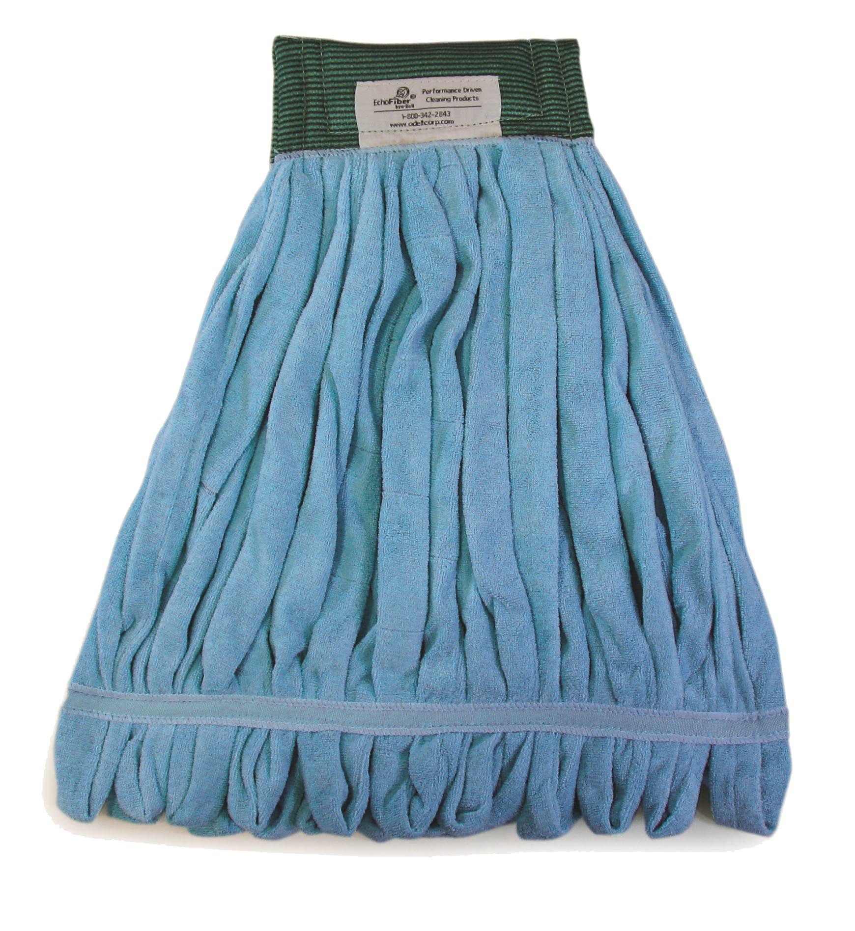 Boardwalk® Microfiber Looped-End Wet Mop Head, Medium, Blue BWKMWTMB