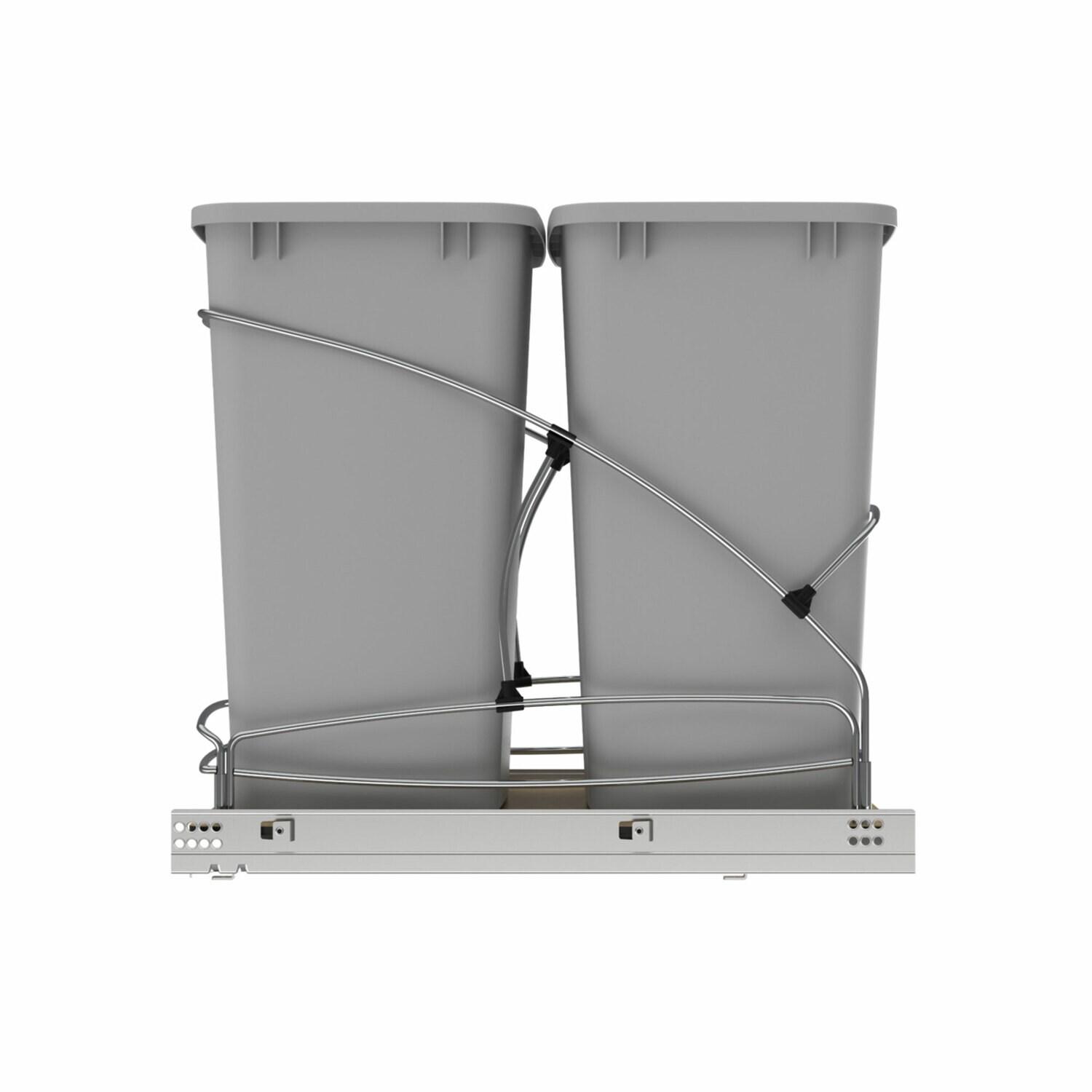 Rev-A-Shelf Rev-A-Shelf Double 27 qt. Pullout Trash Containers