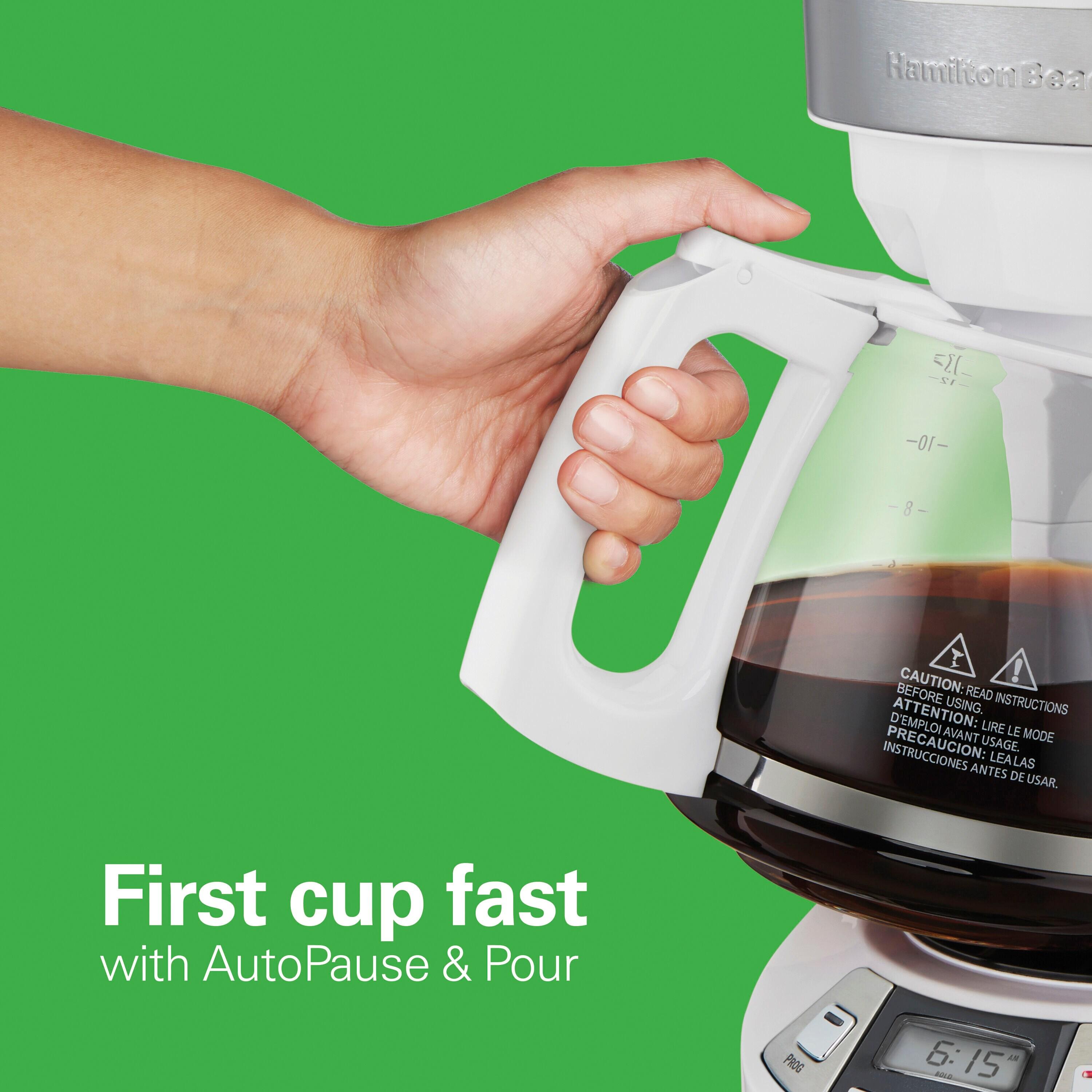 Hamilton Beach® Programmable Coffee Maker 12 Cup Capacity
