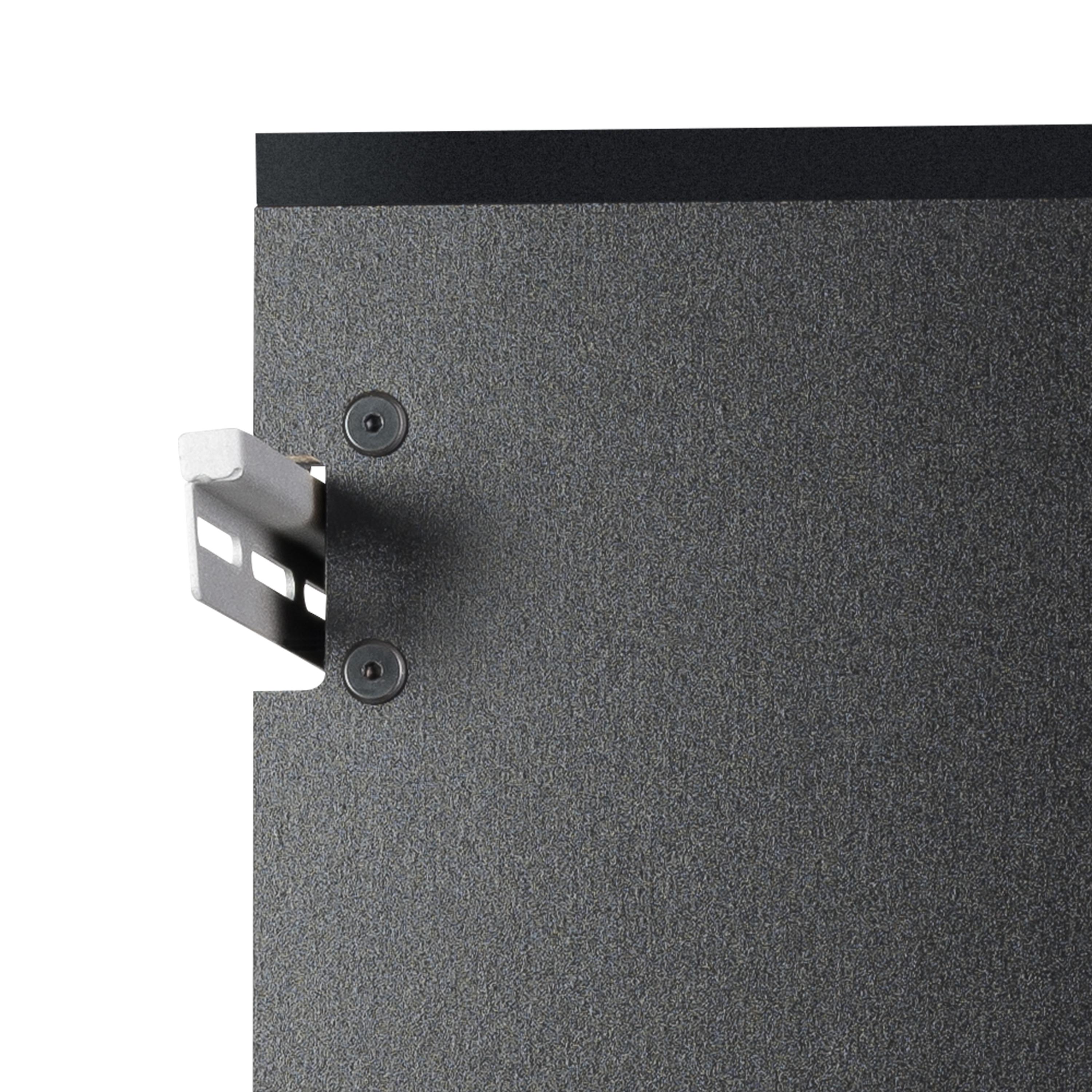 6pc 120" Hangups Storage Cabinet Set Black - Prepac: Wall Mounted, Workshop Organization, Secure Mounting