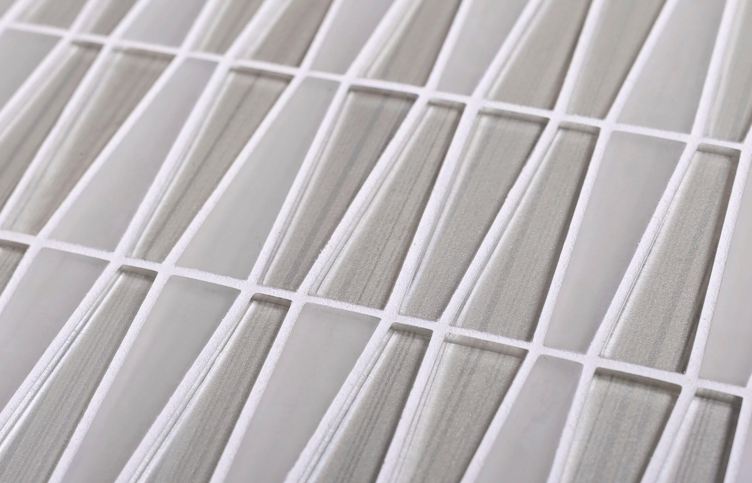 1" x 3" Glass Brick Joint Mosaic Wall and Floor Tile