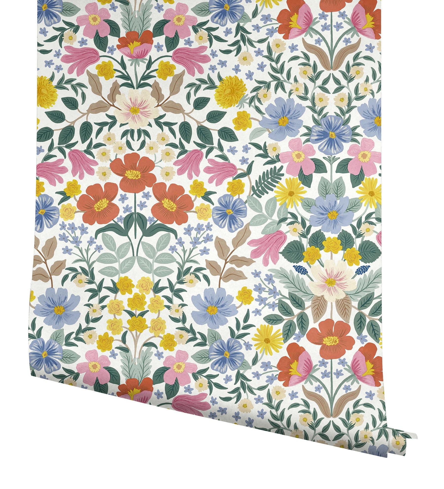 Bramble Garden 20" L x 27" W Peel and Stick Wallpaper Roll