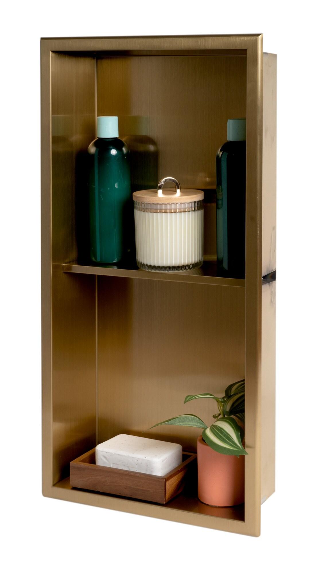 Alfi Brand Stainless Steel Shower Niche ABNP1224-BG