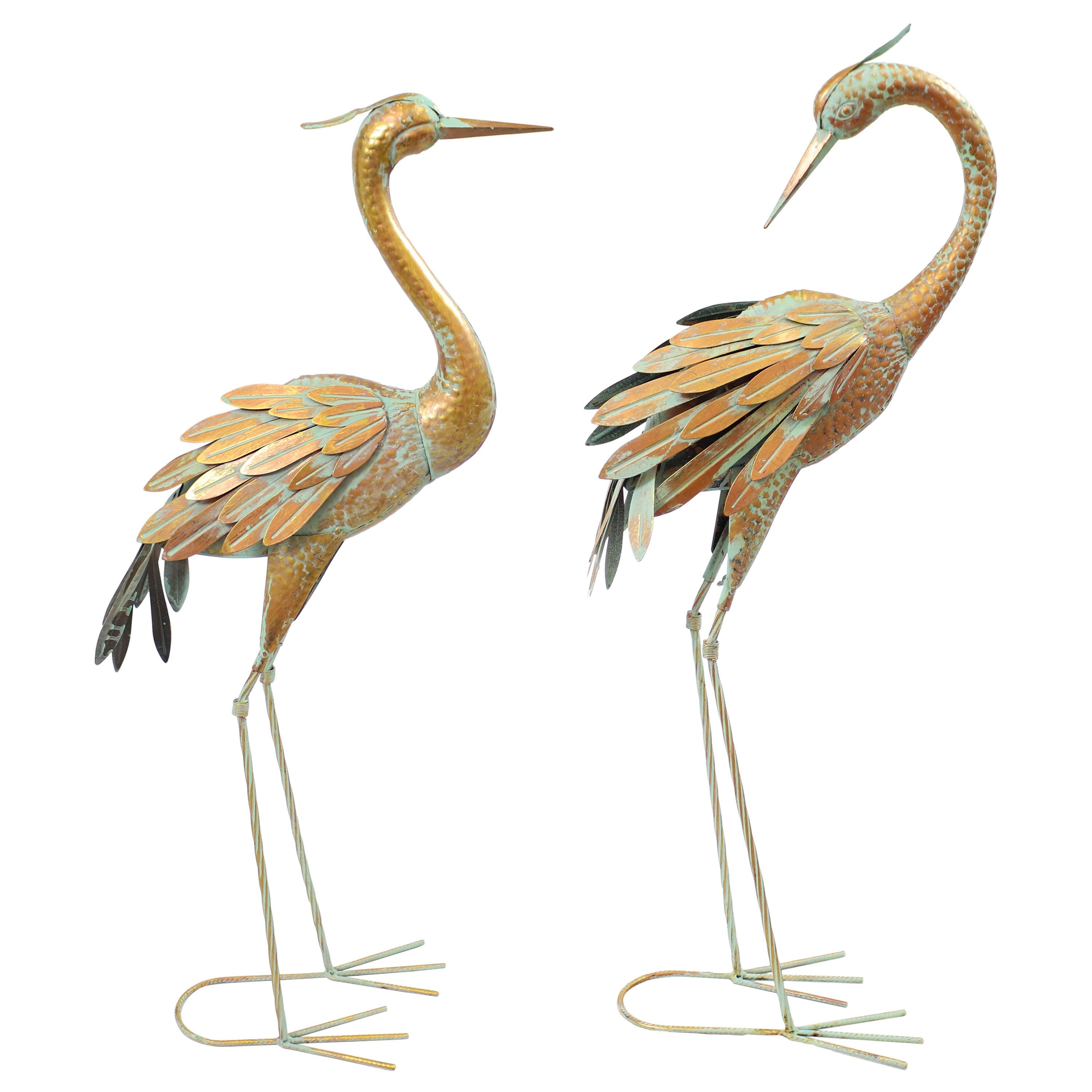 Amersfoort Preening Crane 2 Piece Garden Statue Set (Set of 2)