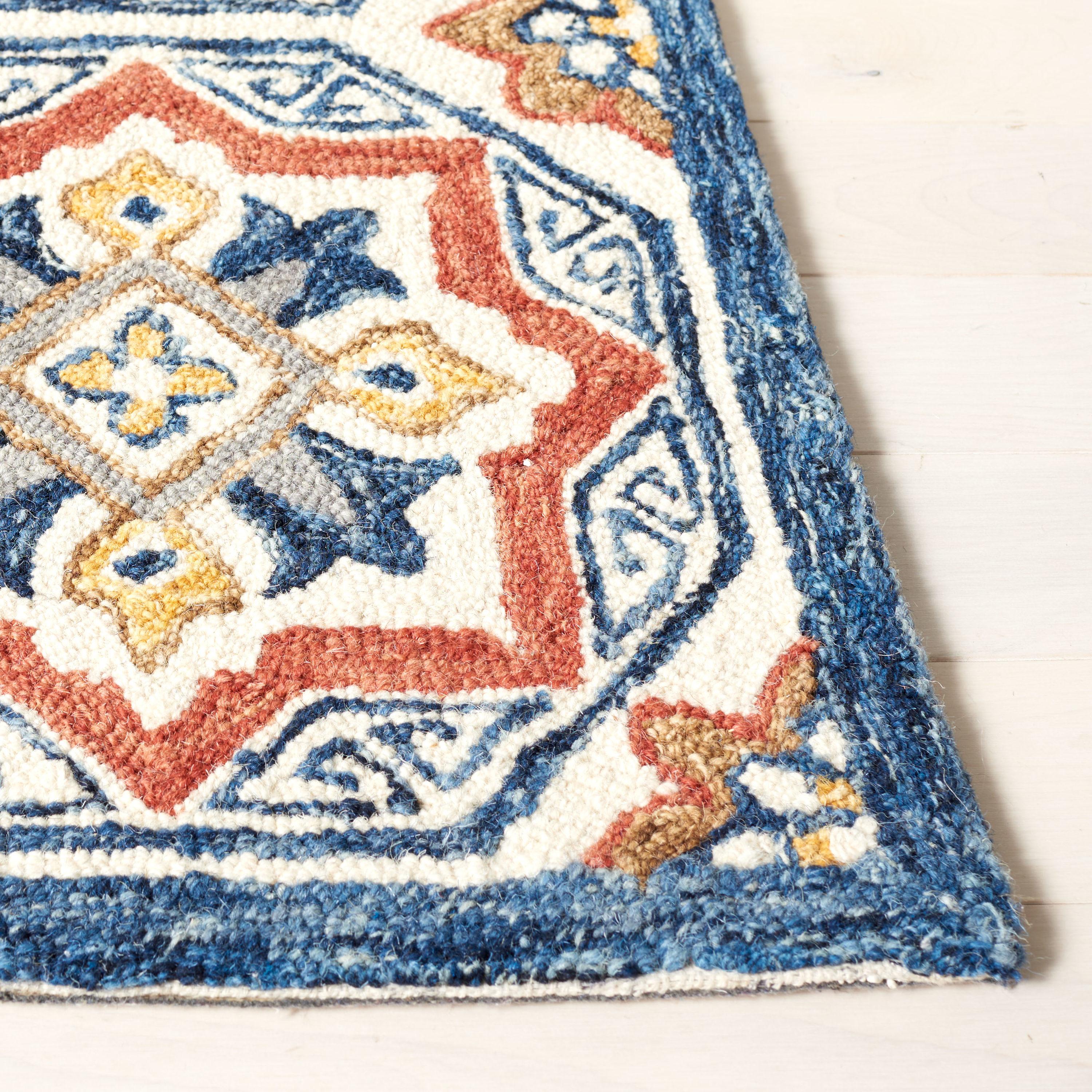 Metro MET117 Hand Tufted Indoor Area Rug - Beige/Ivory - 4'x6' - Safavieh