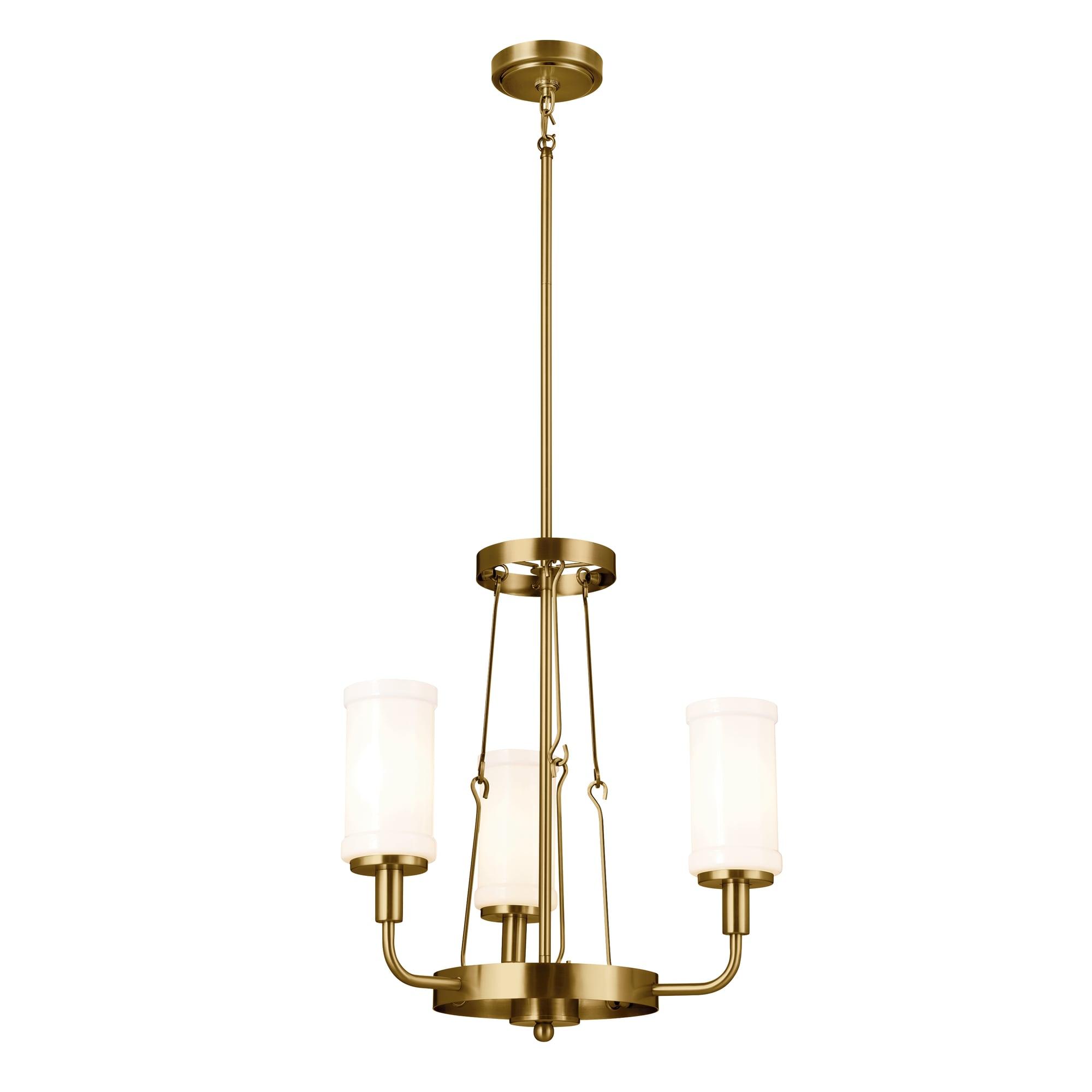 Kichler Lighting Vetivene 3 - Light Chandelier in  Natural Brass