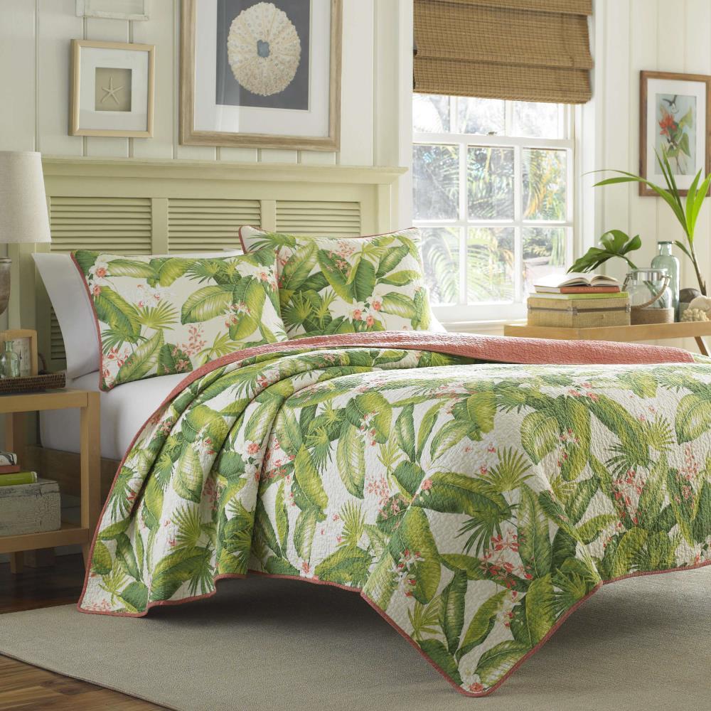 Tommy Bahama Aregada Dock Cotton Reversible Quilt Set