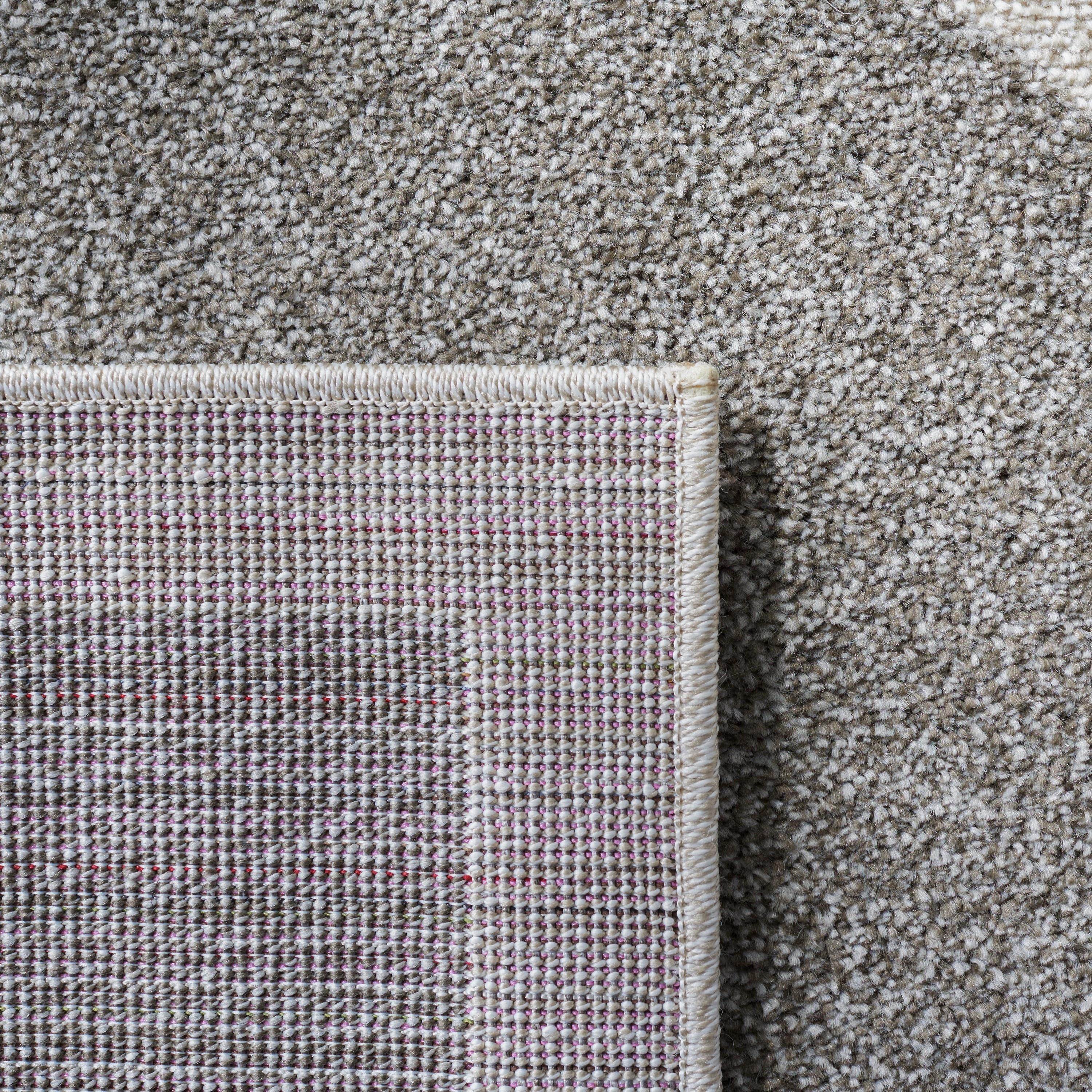 Amherst AMT421 Power Loomed Indoor Runner Rug - Dark Grey/Beige - 2'3"x9' - Safavieh
