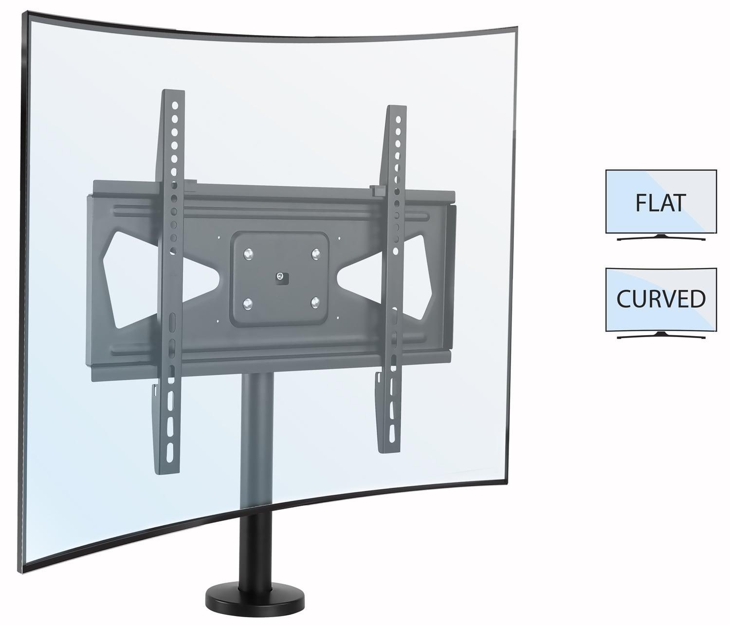 Mount-it Mount-It! Bolt Down TV Stand | Heavy Duty Swivel Table Top Desktop Mount For  32" - 55" VESA TVs
