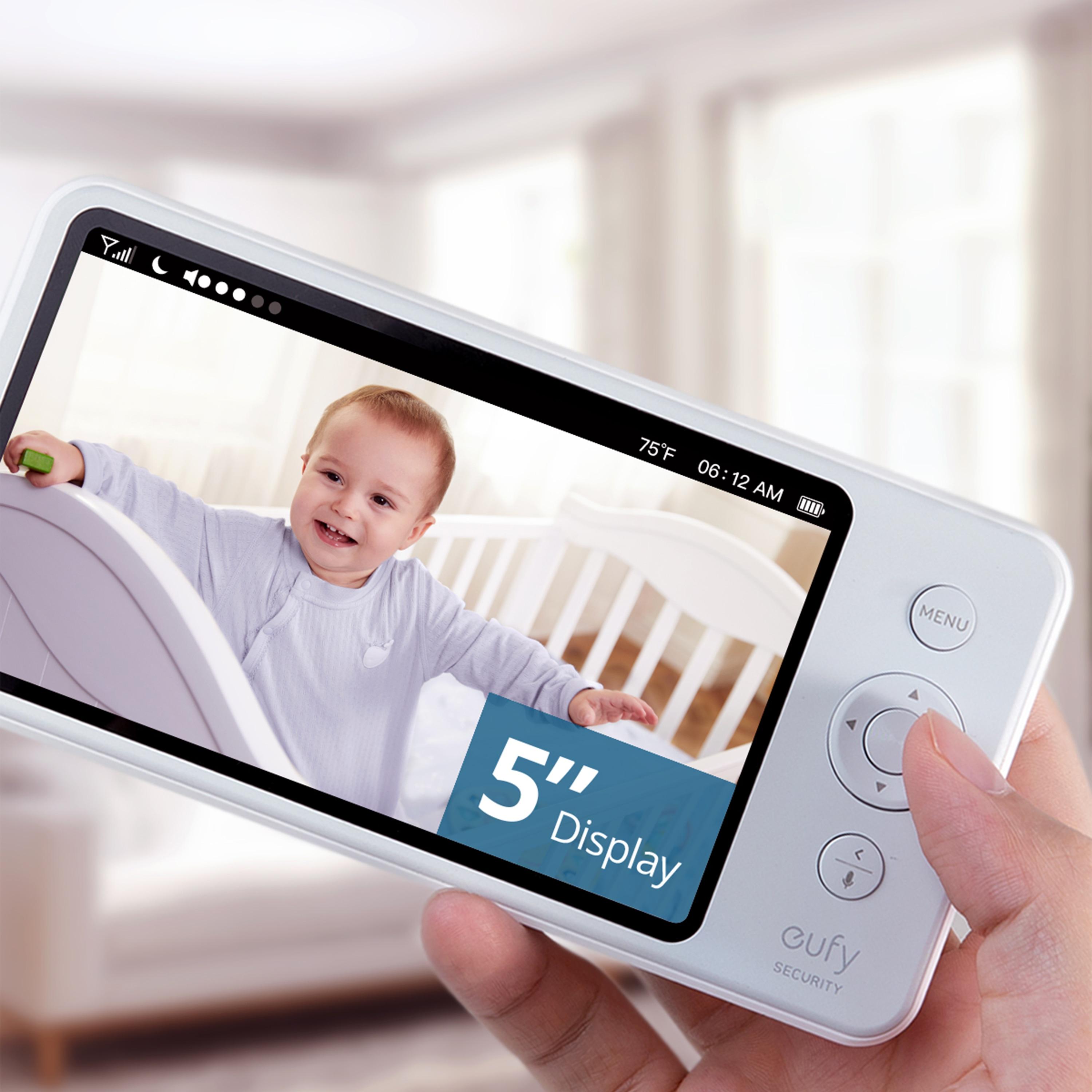 eufy Spaceview Pro Baby Monitor and Camera, 5-inch and 720p LCD Display, E83121D1