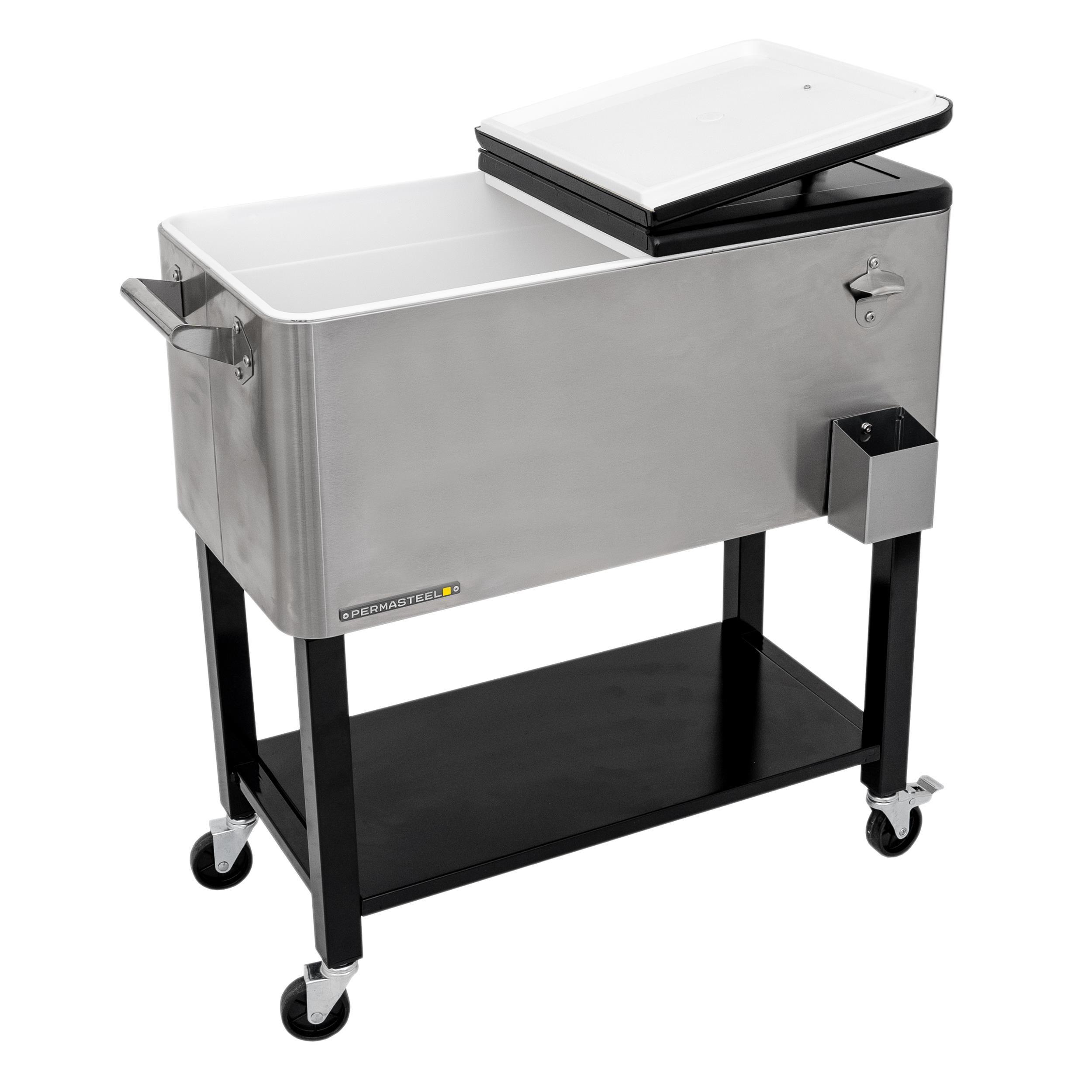 Permasteel 80-Qt Outdoor Patio Cooler with Removable Basin