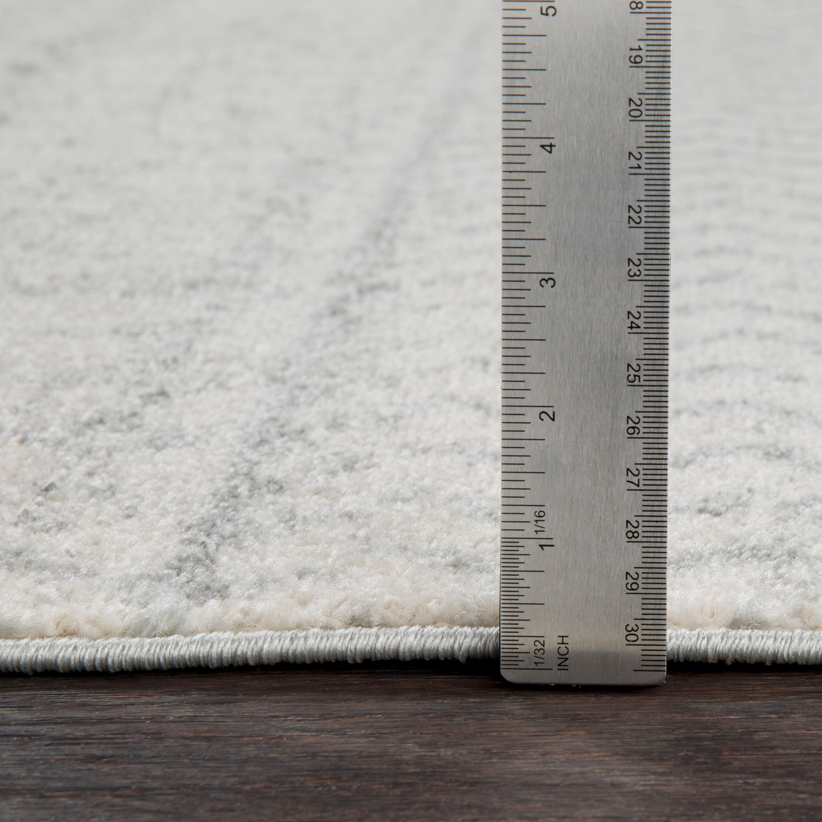 7'10"x10'3" Sweetgum Global Rug Cream - Artistic Weavers: Mid-Century Modern, Fade & Stain-Resistant, Indoor Use