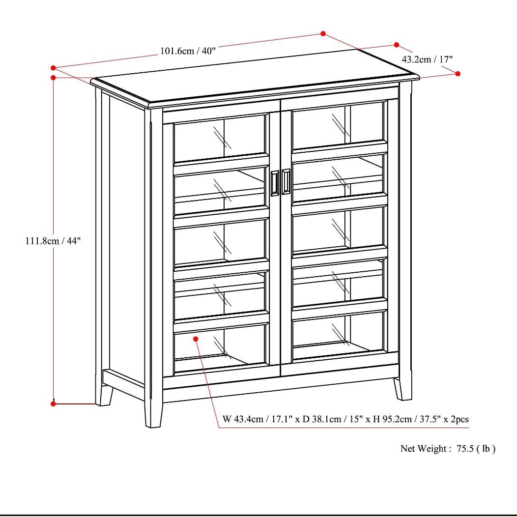 Simpli Home Burlington Accent Cabinet