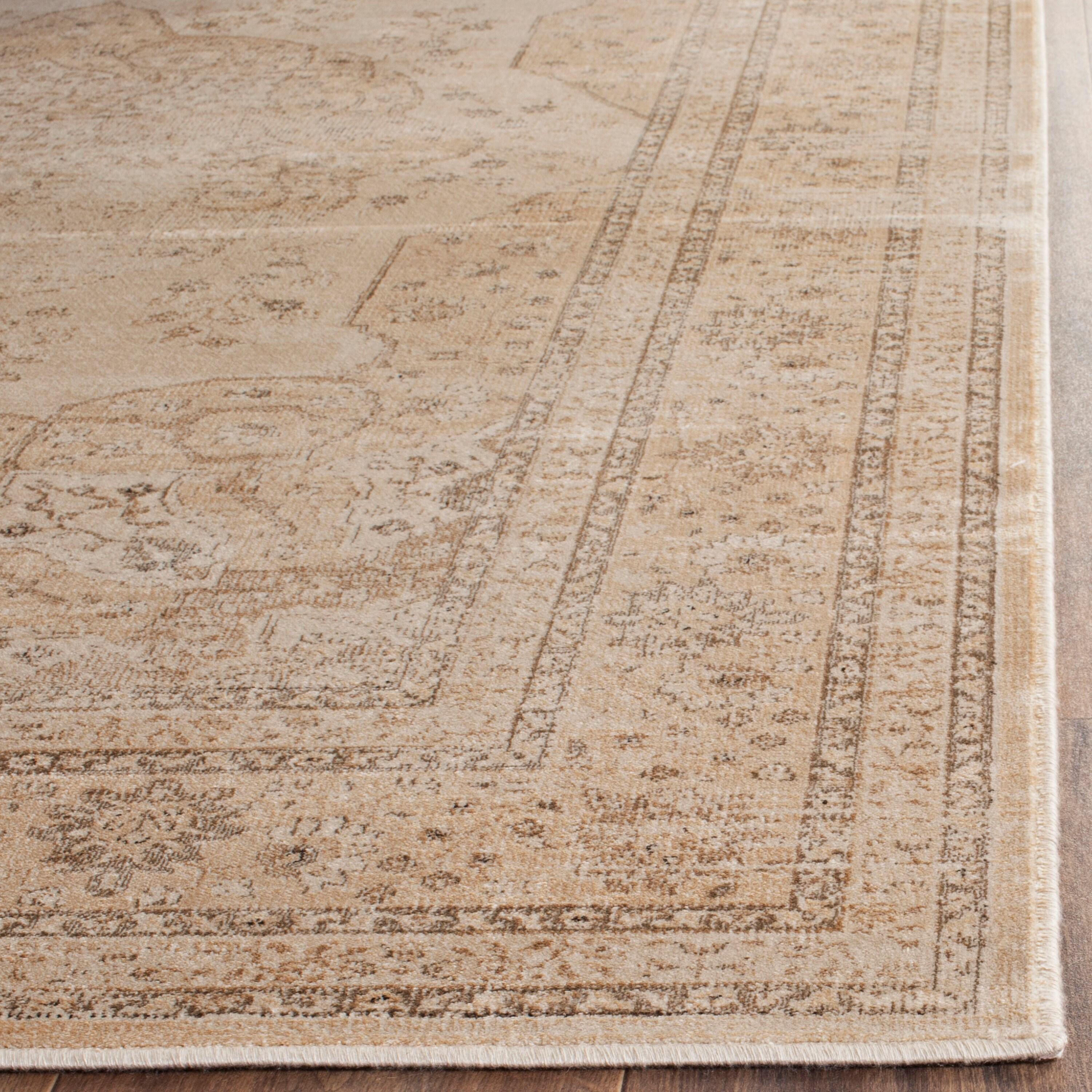 Vintage VTG158 Power Loomed Indoor Area Rug - Creme - 4'x5'7" - Safavieh.