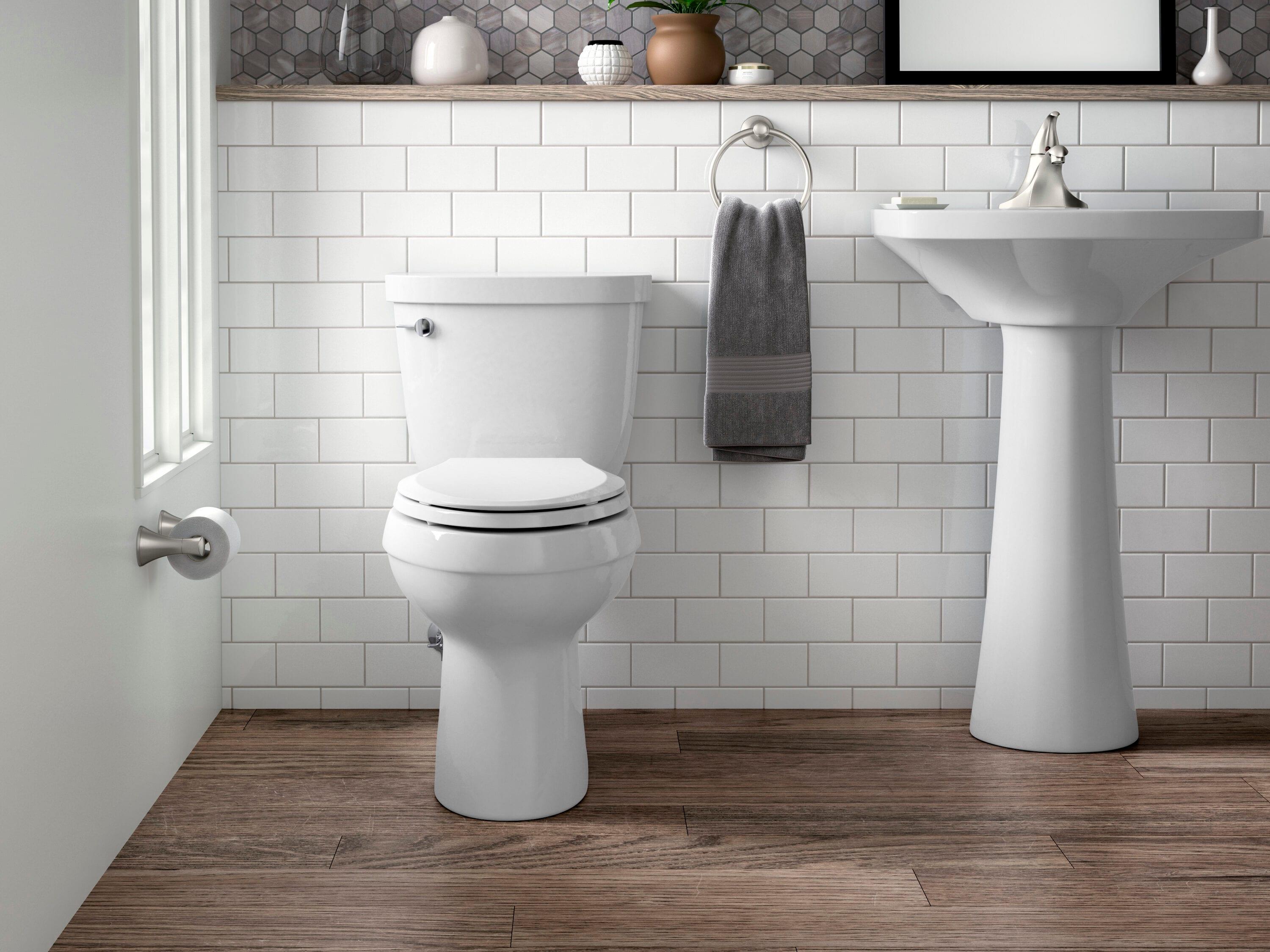 Cimarron® 26.81" Vitreous China U-Shape Pedestal Bathroom Sink with Overflow