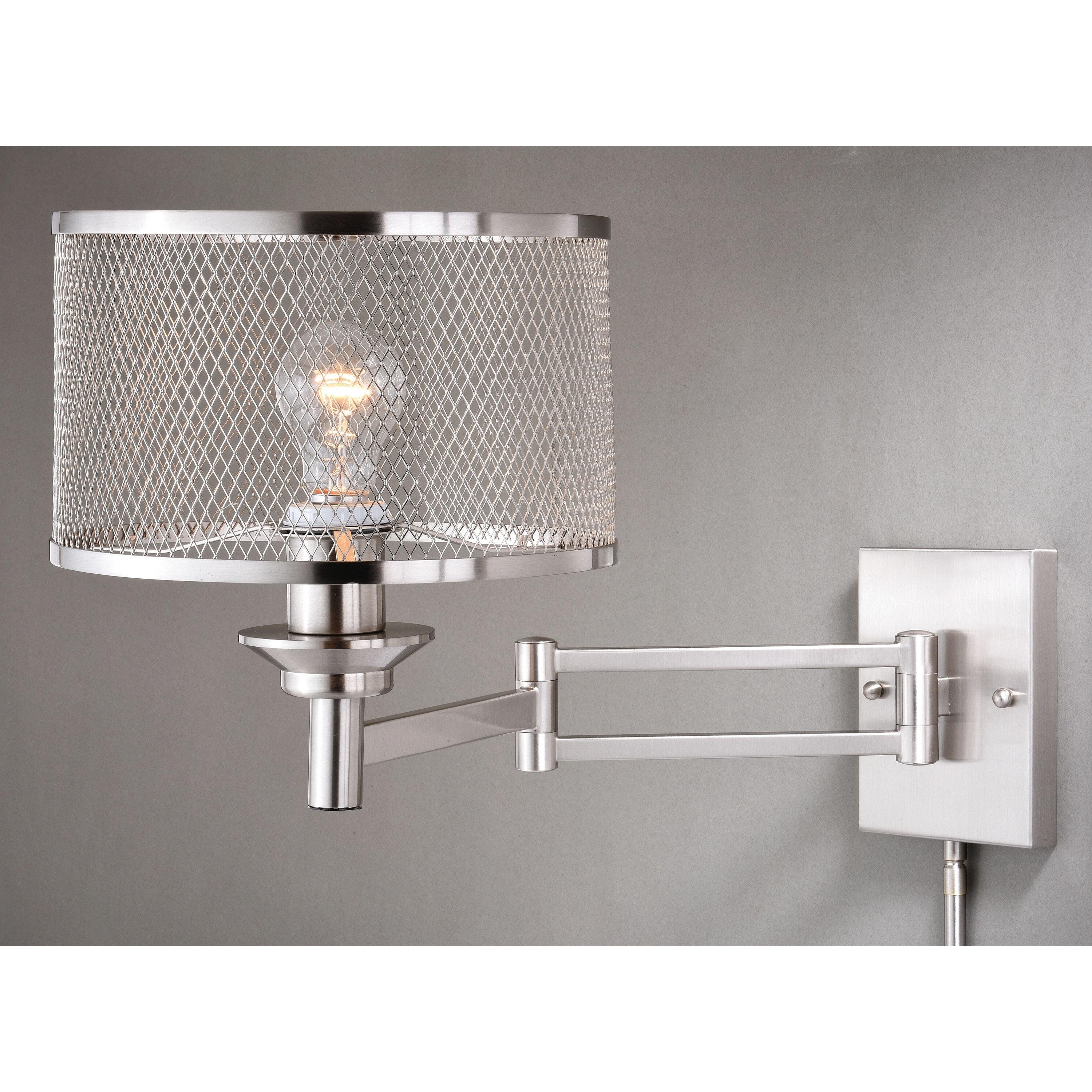 Vaxcel Polk 1 - Light Sconce in  Satin Nickel