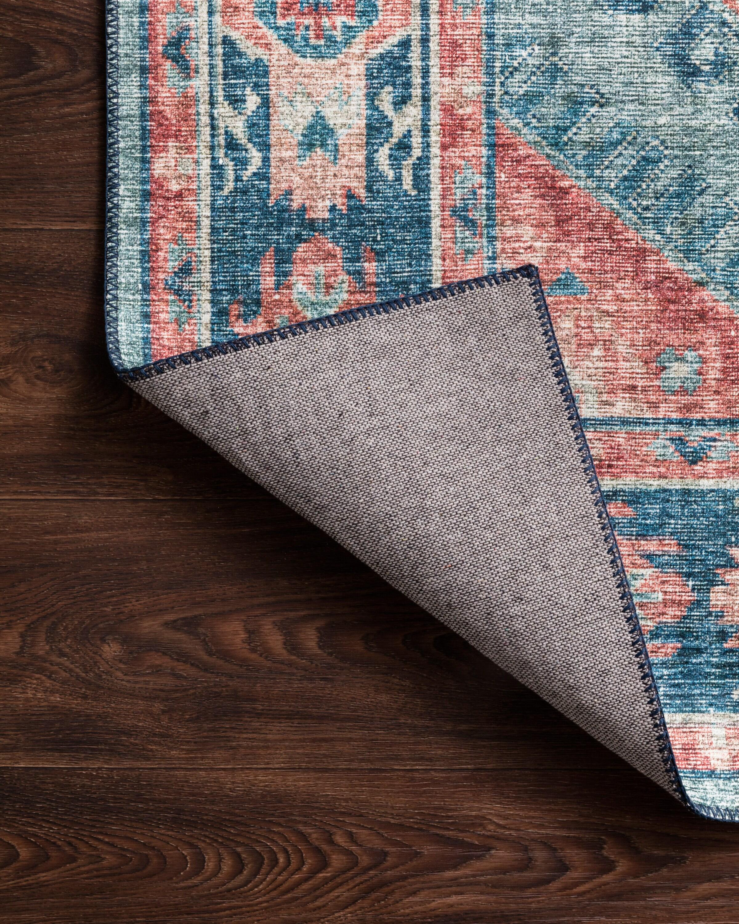 Loloi II Skye Oriental Turquoise / Terracotta Area Rug
