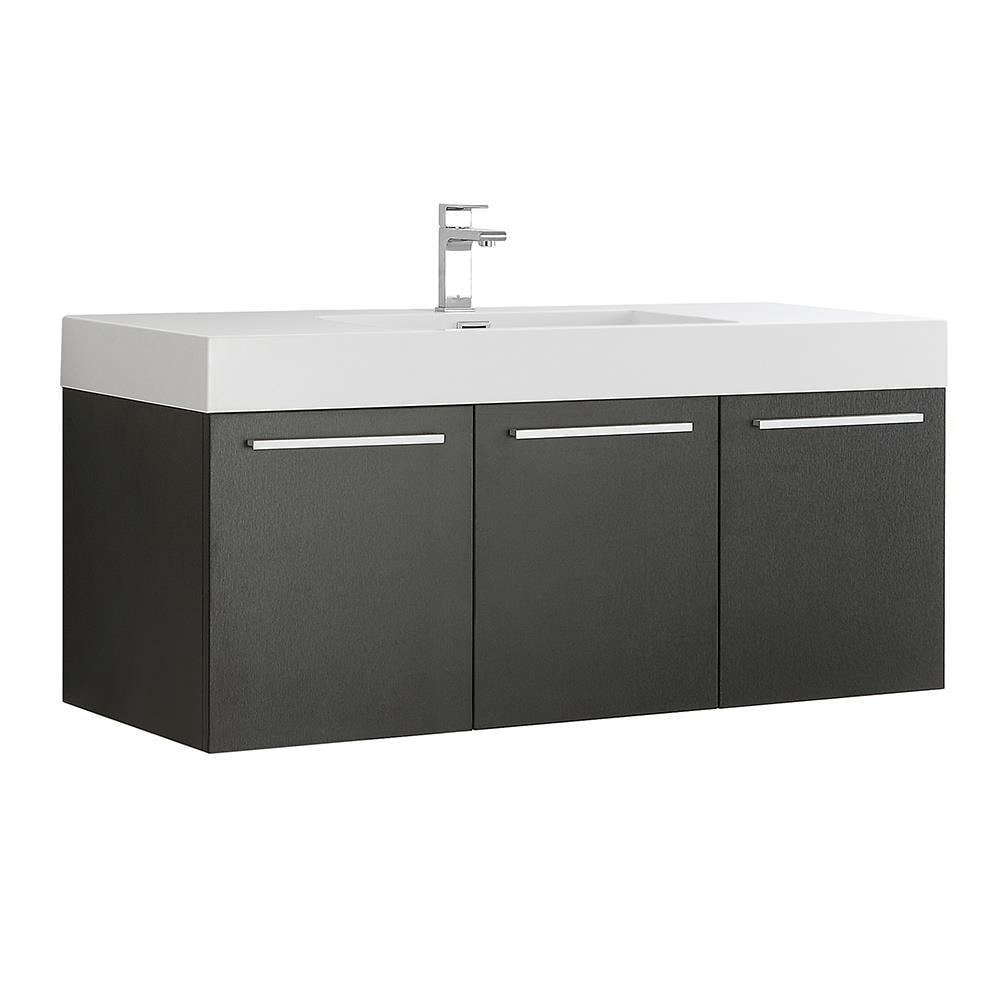 Fresca Vista 47" Wall-Mounted Single Sink Bathroom Vanity Set